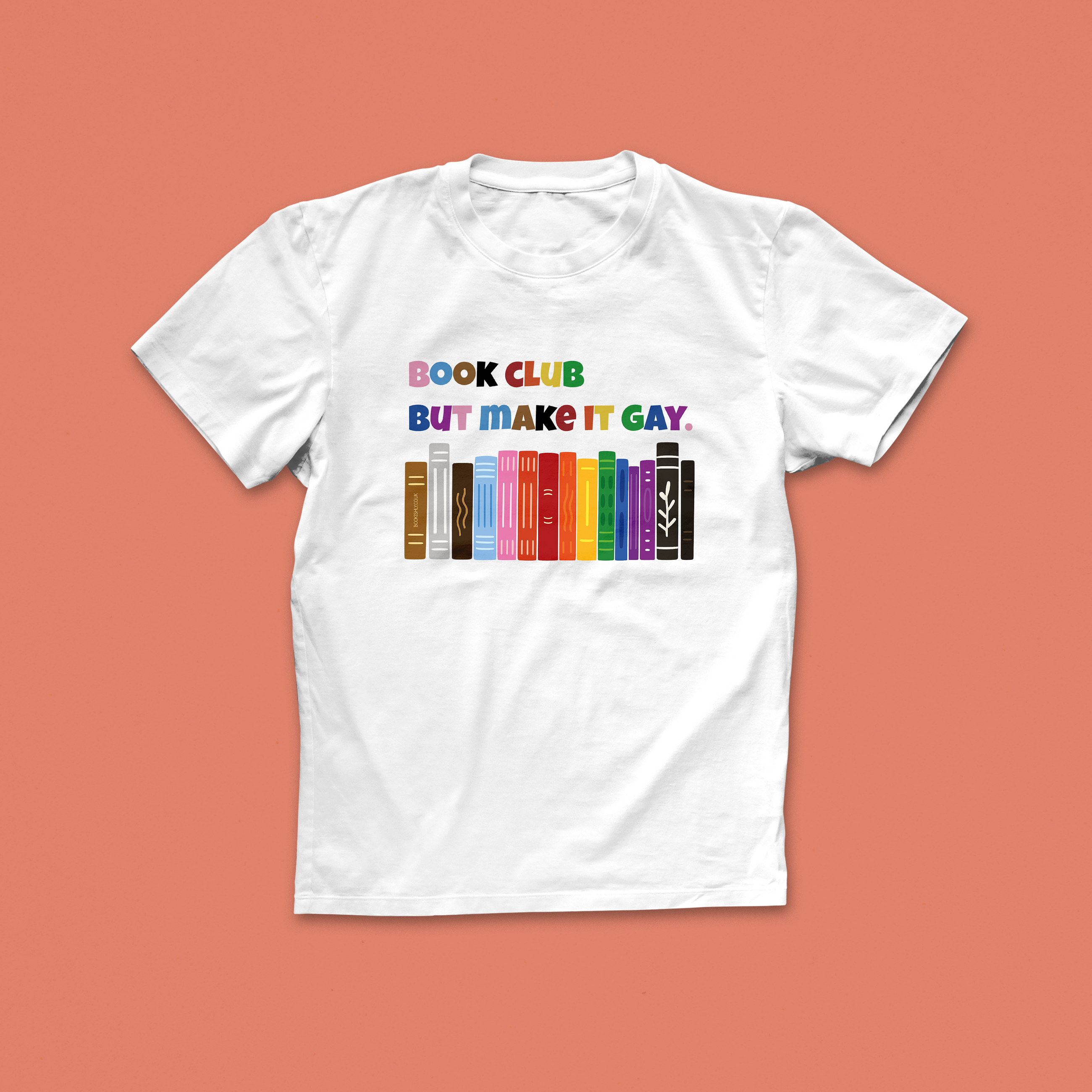 Book Club But Make It Gay T-Shirt – LGBTQ+ Pride Book Lover Tee