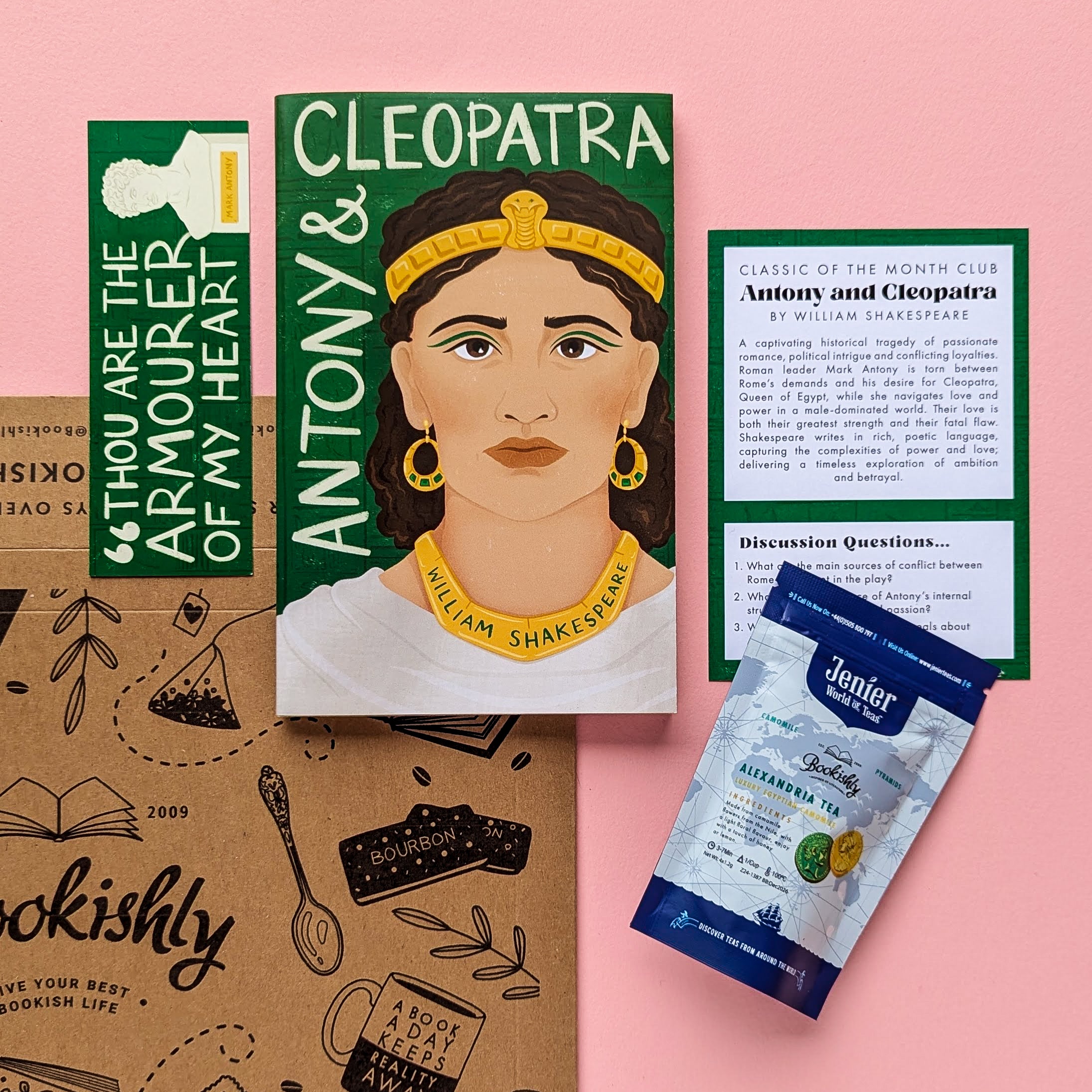 Classic Book Subscription Gift – Monthly Literary Box with Tea or Coffee