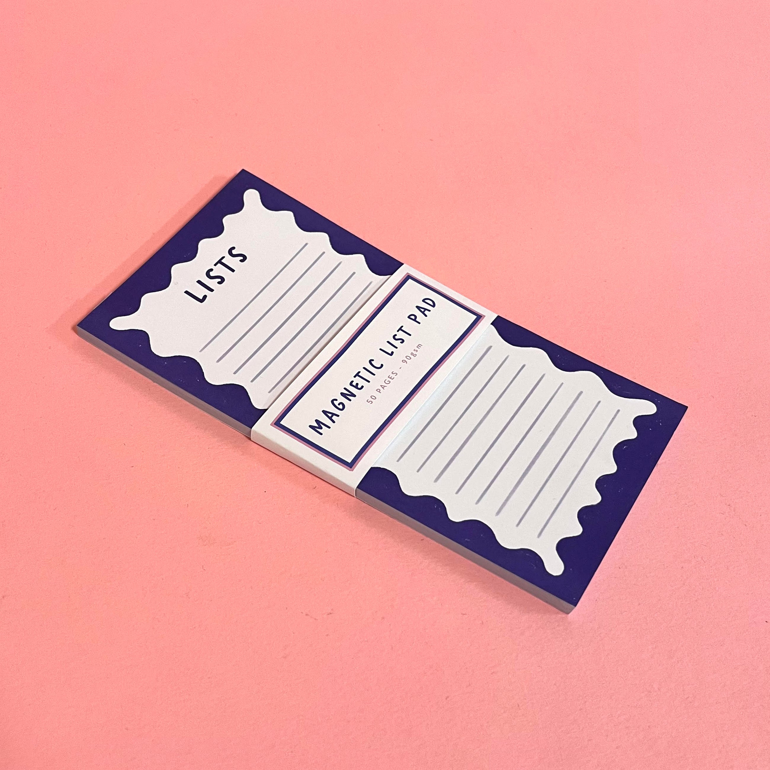 Blue Magnetic List Pad