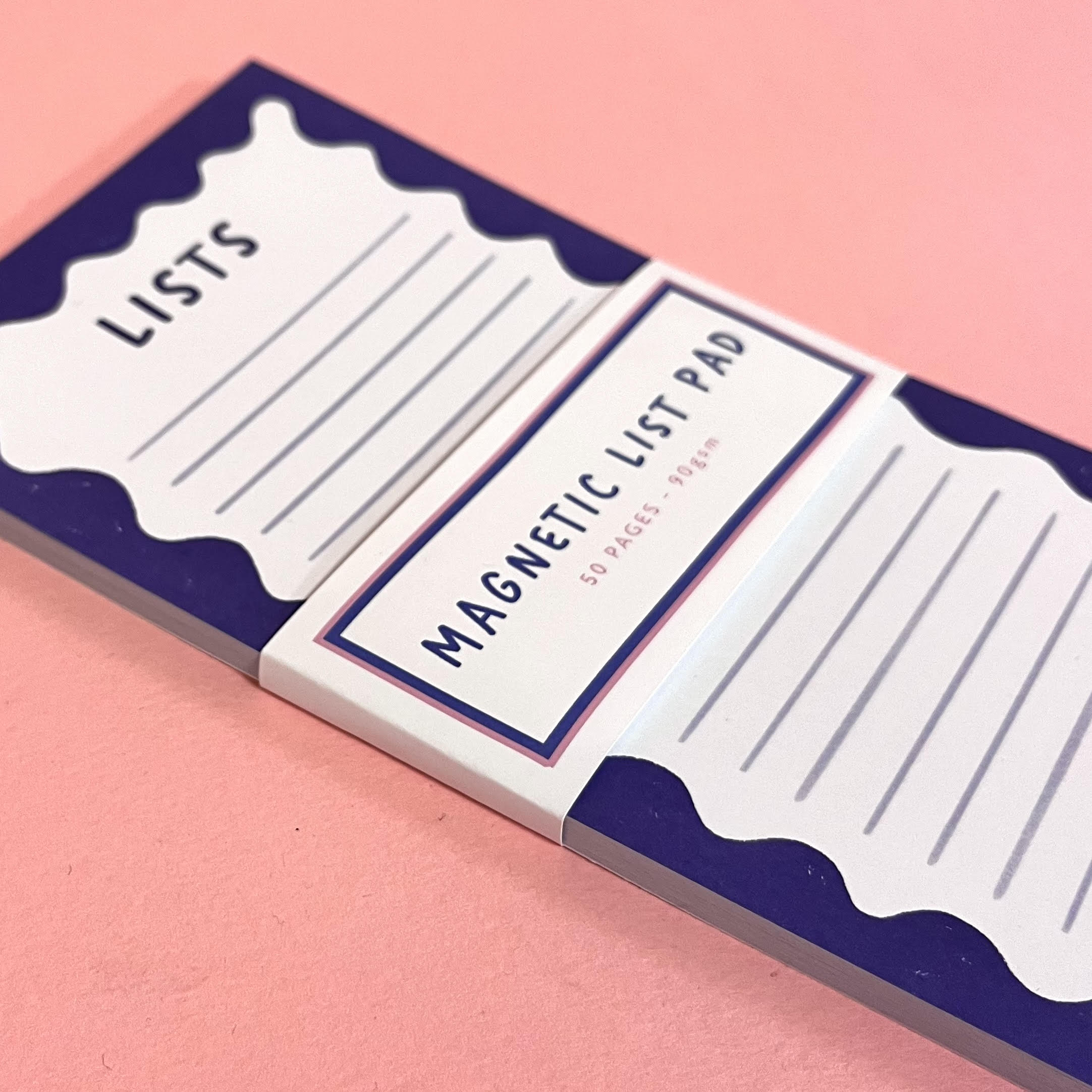 Blue Magnetic List Pad