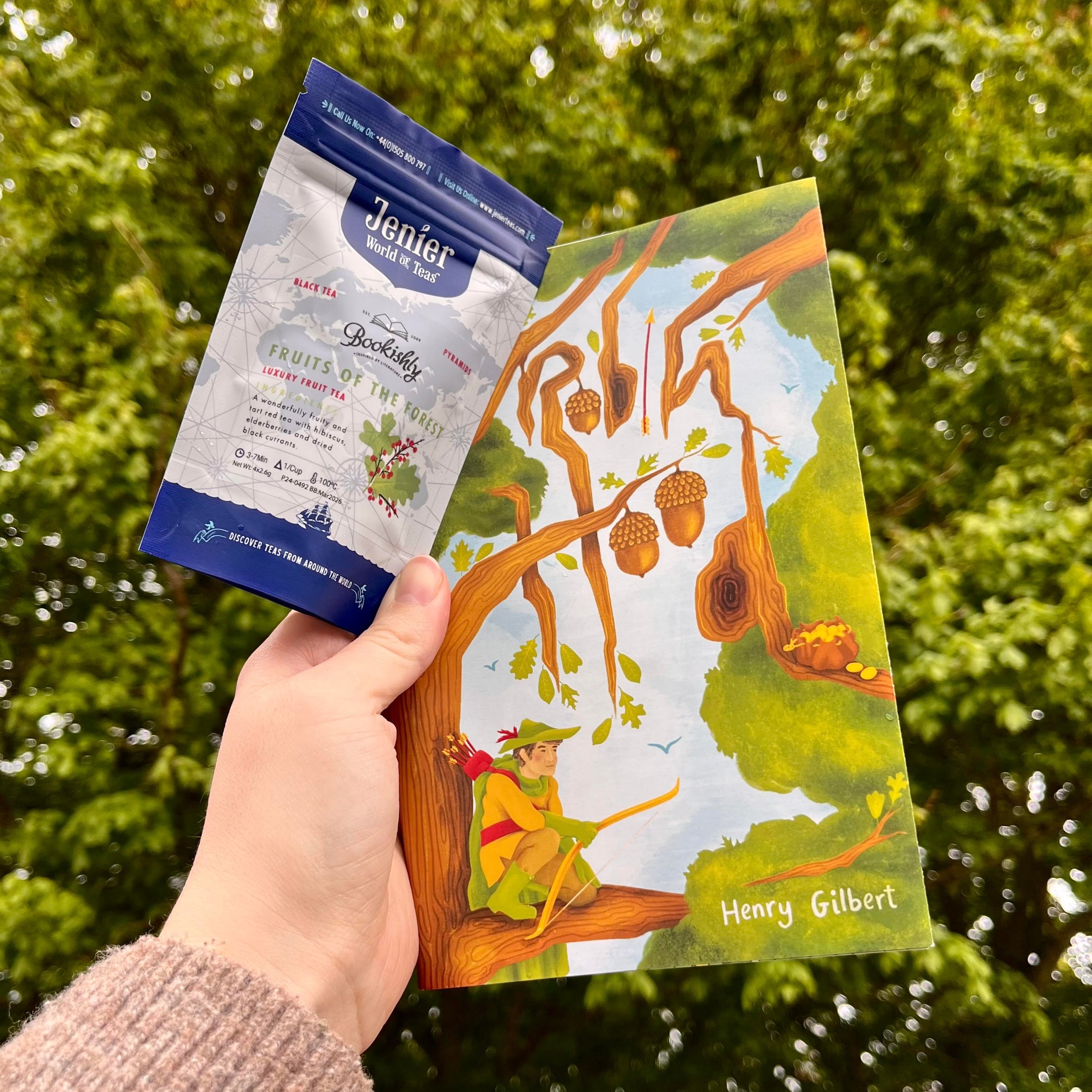 Robin Hood by Henry Gilbert. Exclusively designed by Bookishly. Book art illustration. Gifts for book lover, bookworm, reader and bibliophile.