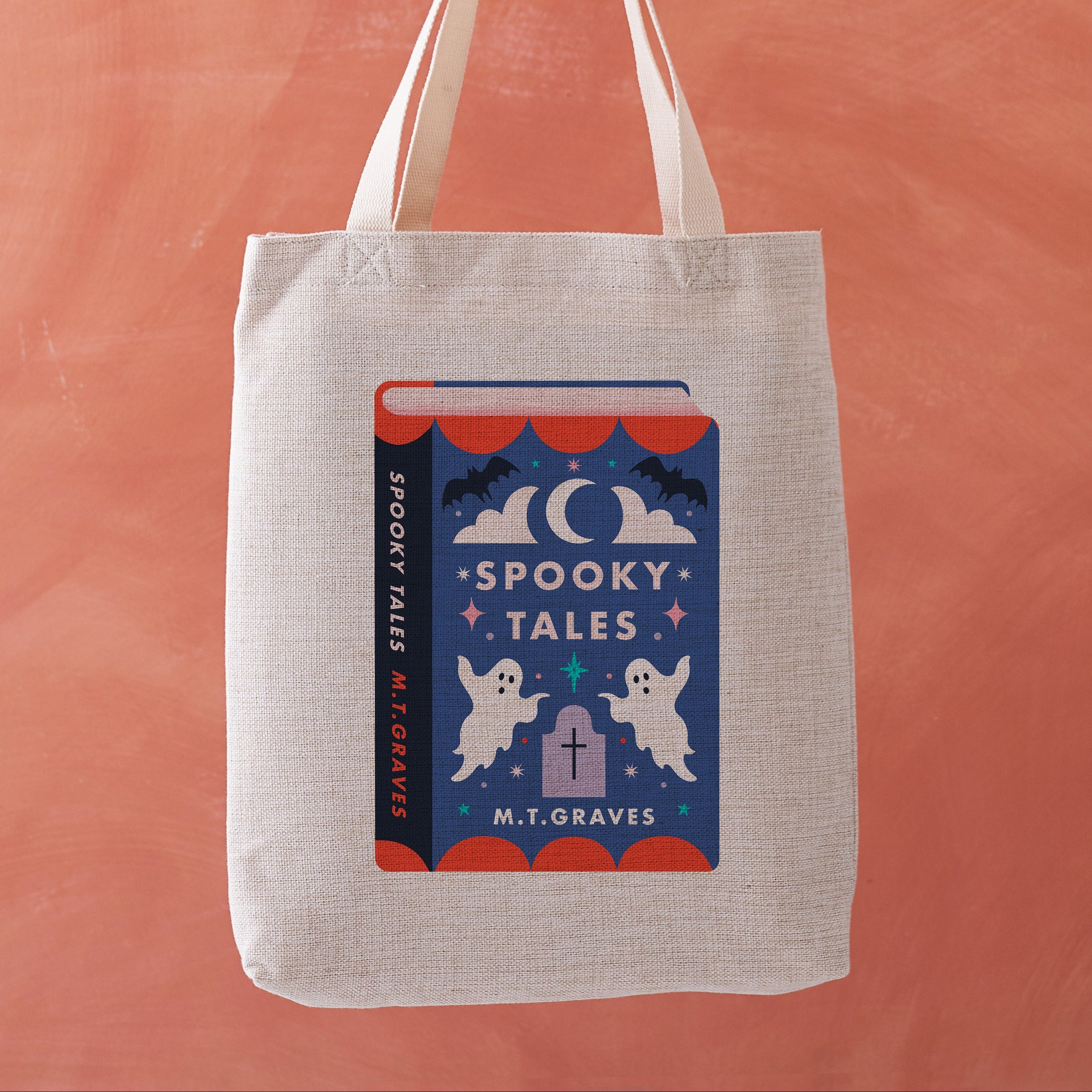 Spooky Tales Book Halloween Tote Bag