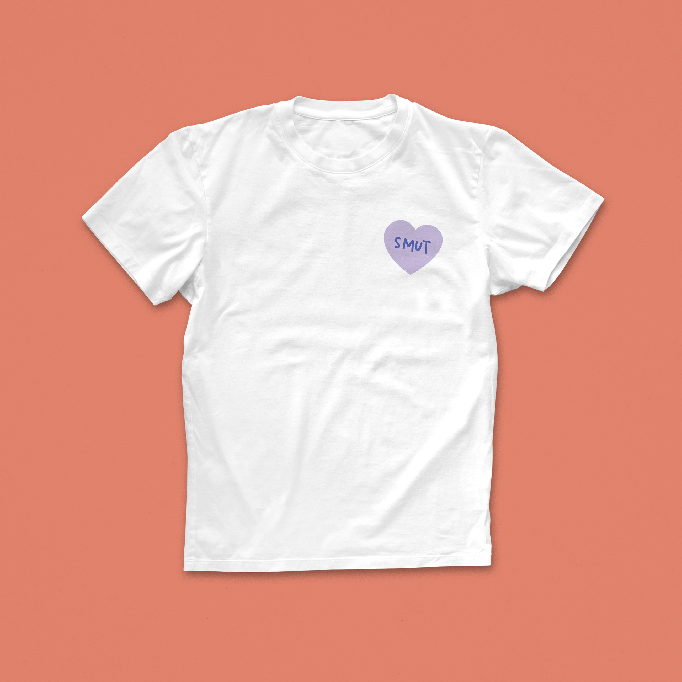 Smut T-Shirt – Minimal Bookish Romance Tee for Spice-Loving Readers