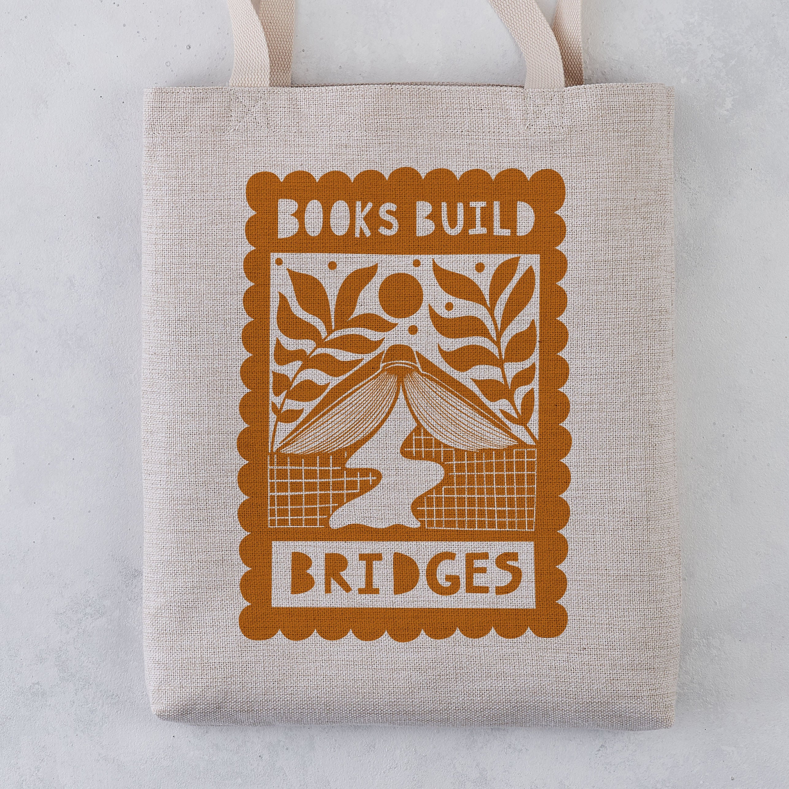 Books build bridges literary activist tote bag. Bookish graphic, Gifts for book lovers, bookworms, readers and bibliophiles. Bookish tote bag. High quality tote bag. Booktok. Bookstagram. Novel inspired accessories. Bookishly. Book bag. Canvas bag.