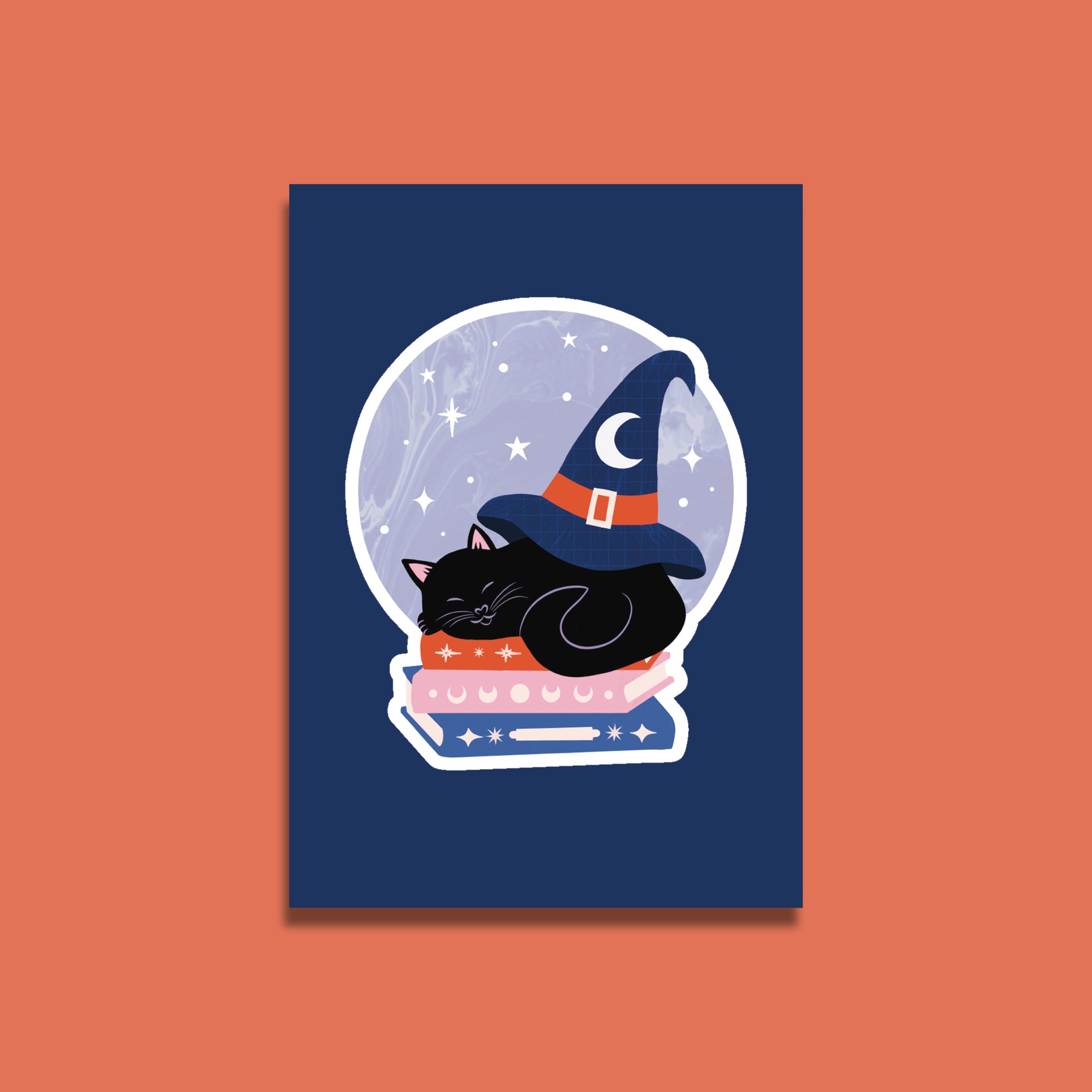 Bookish Halloween Postcard Set