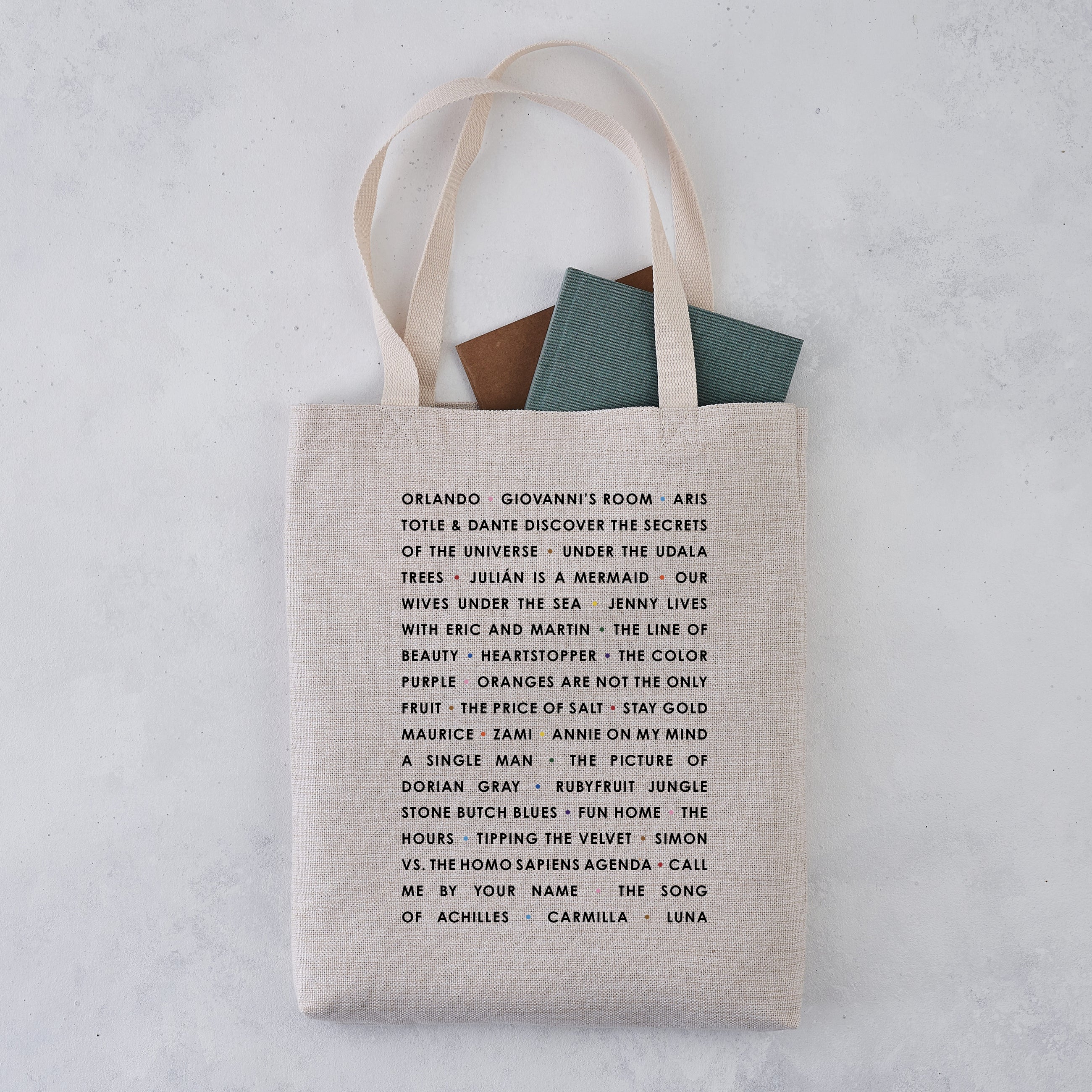 Classic Queer Books Tote Bag