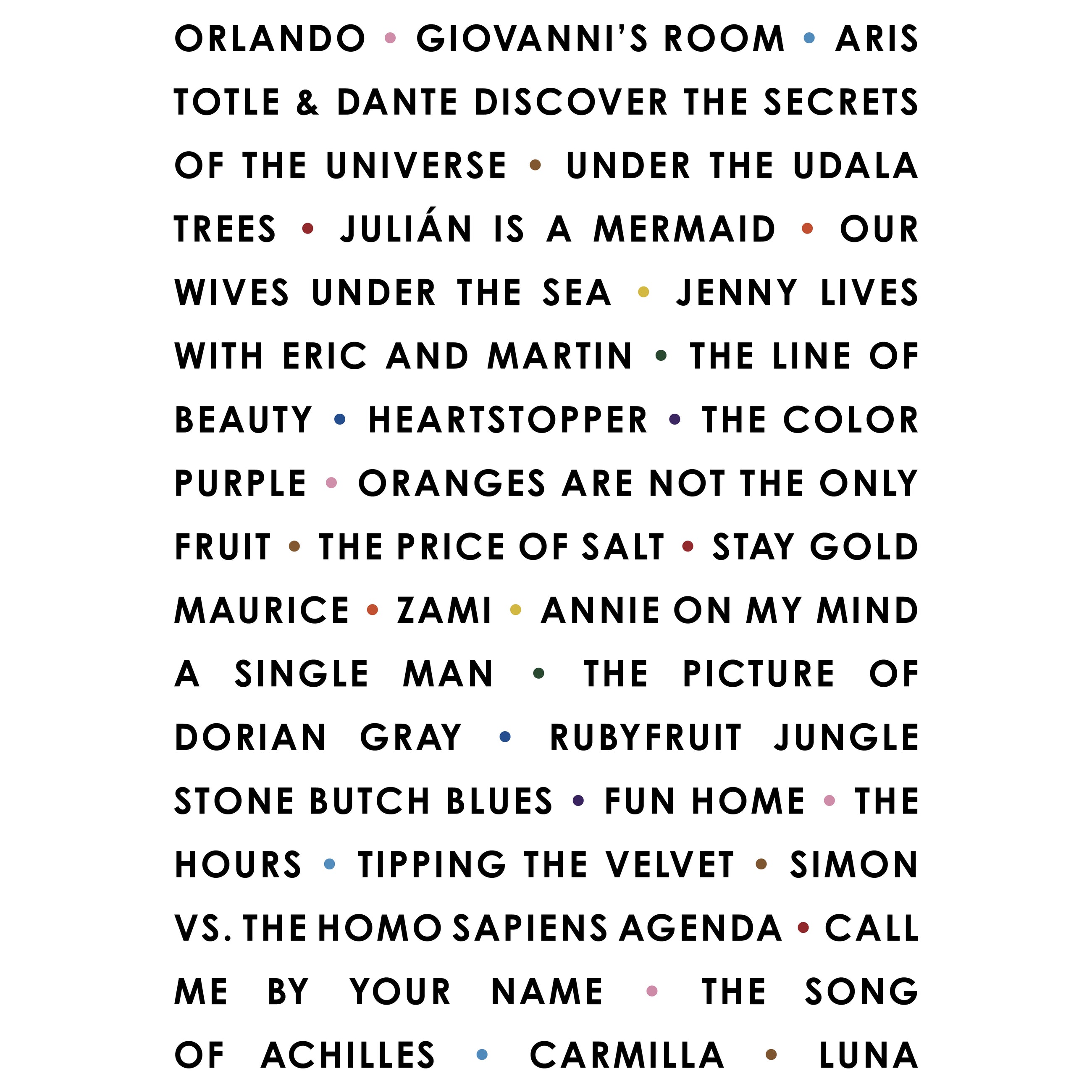 Classic Queer Books Tote Bag