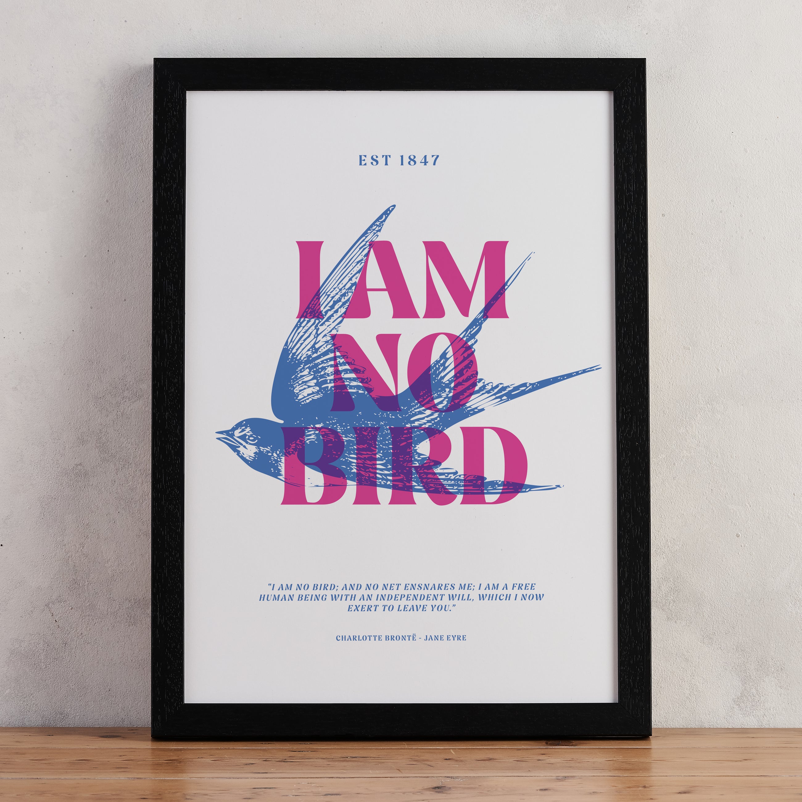 I AM NO BIRD - National Theatre Brontë Merch Art Print