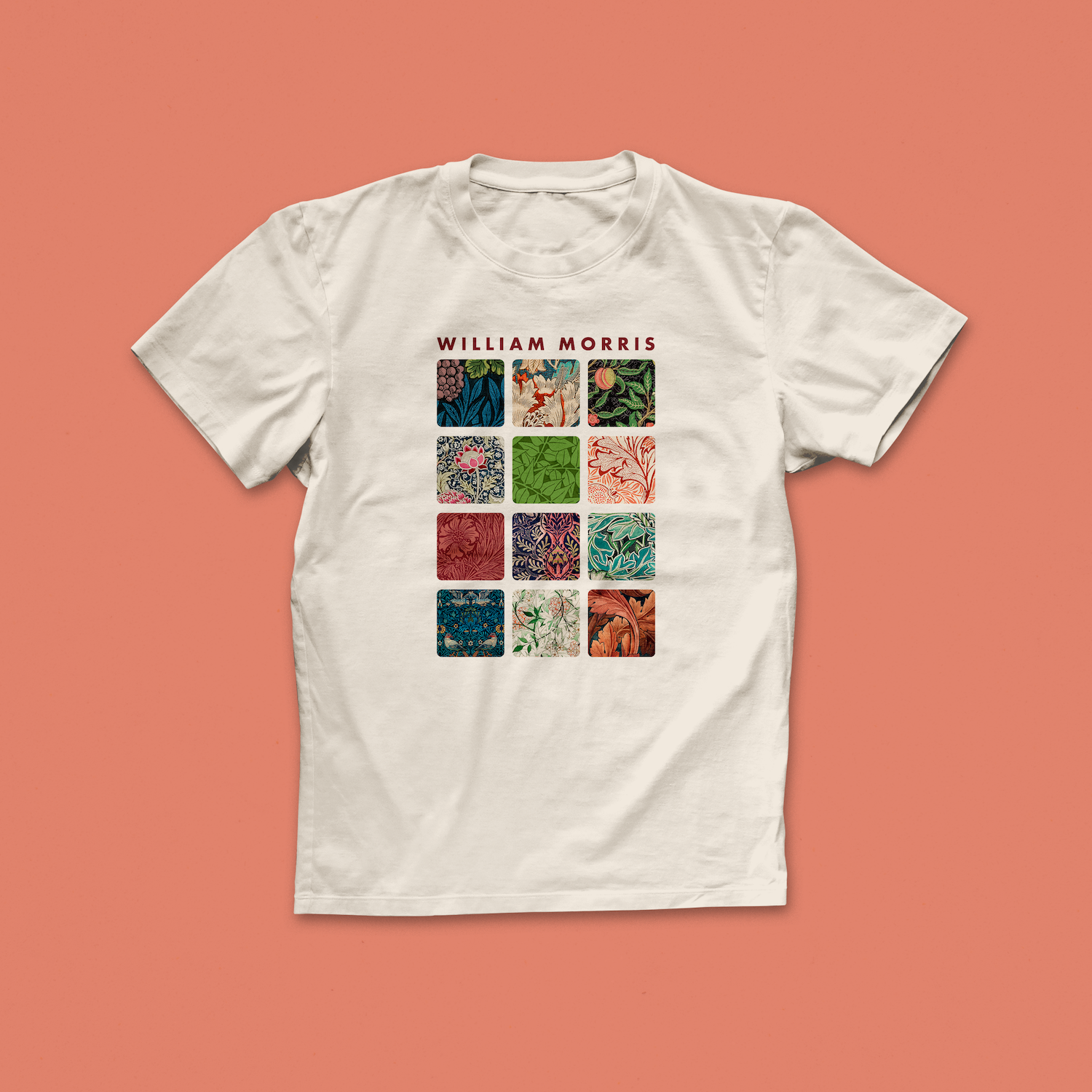 William Morris Art T-Shirt – Arts and Crafts Pattern Tee | Bookishly