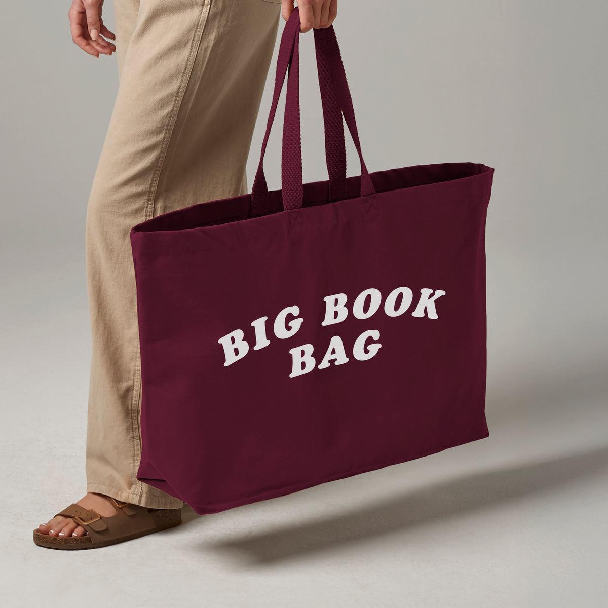 Big Book Bag – Oversized Canvas Tote