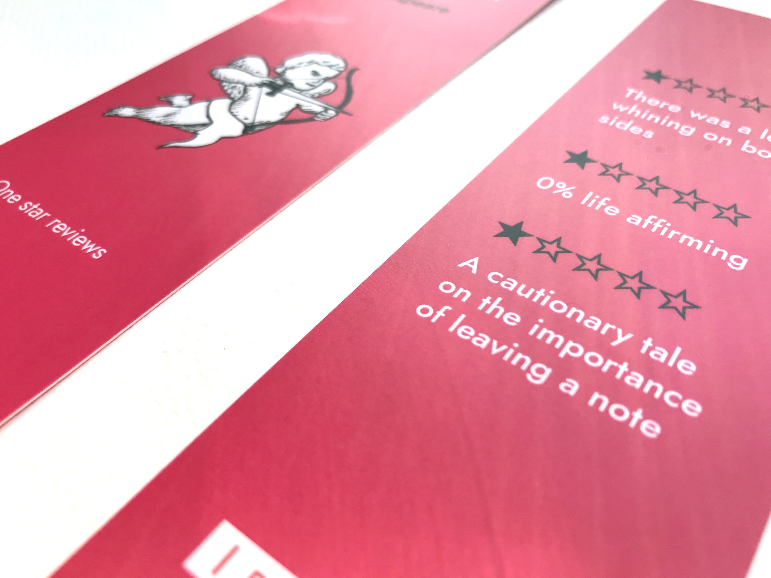 Funny Romeo and Juliet Bookmark – Shakespeare One Star Review