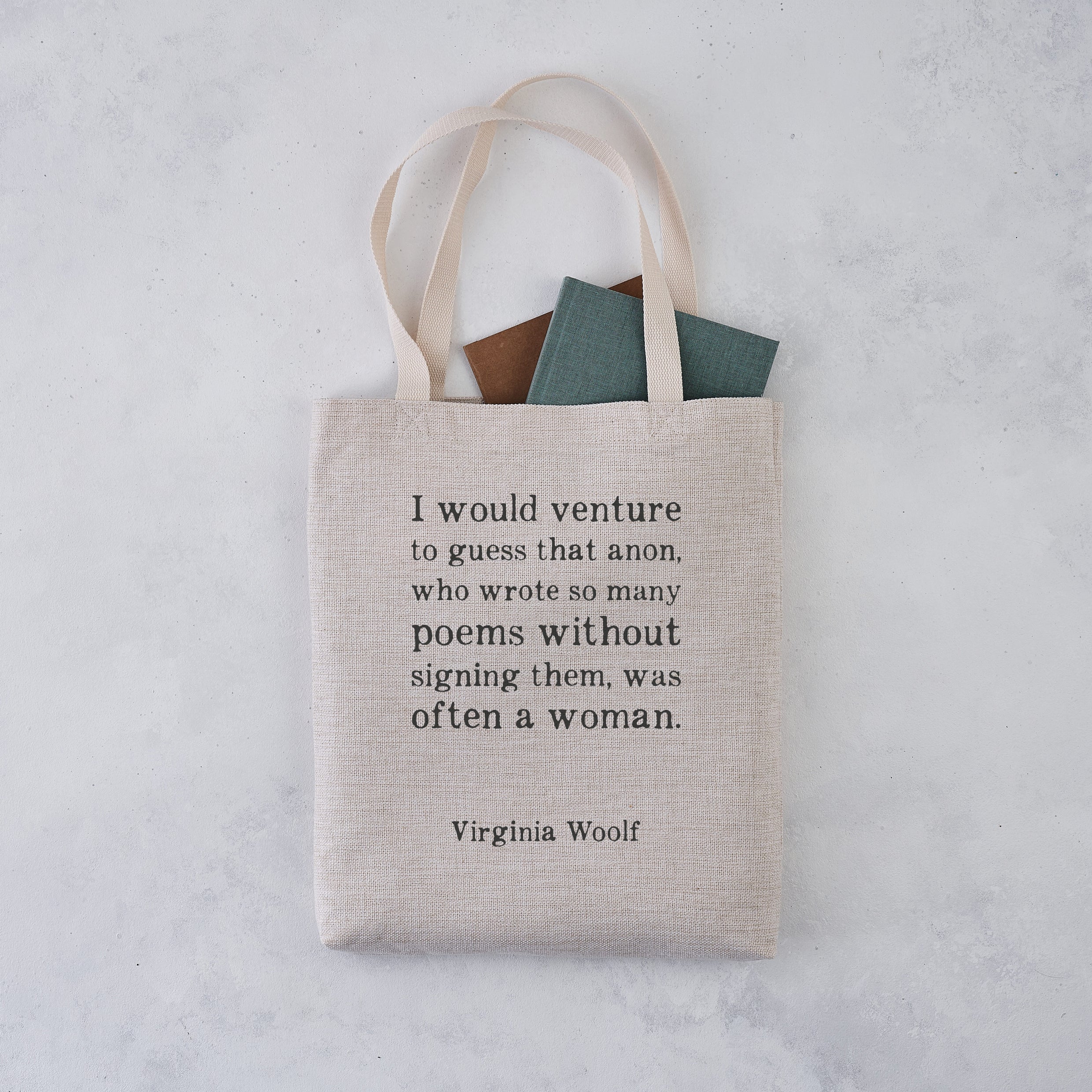 Often a woman - Virginia Woolf Classic Literature Tote Bag