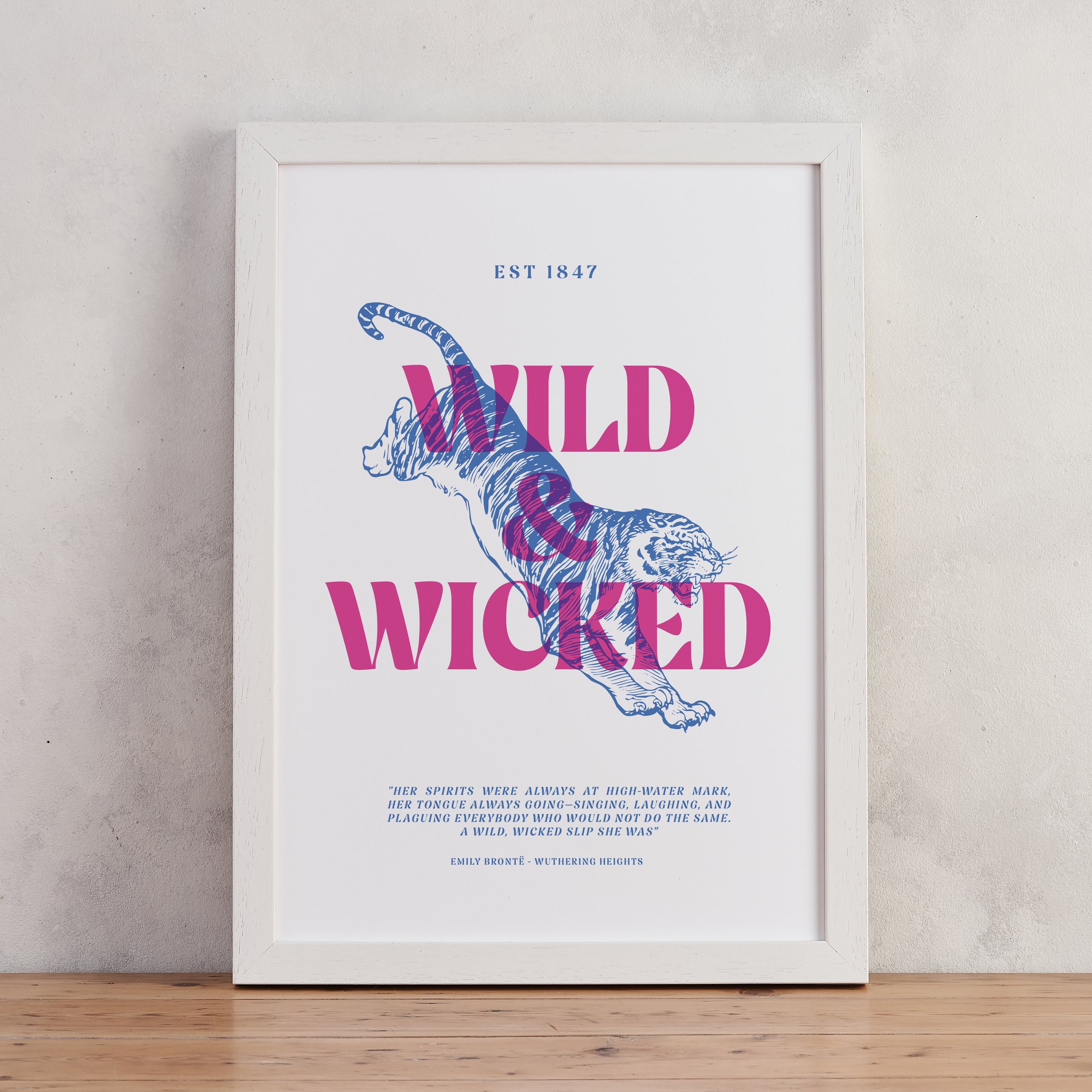 Wild and Wicked - National Theatre Brontë Merch Art Print