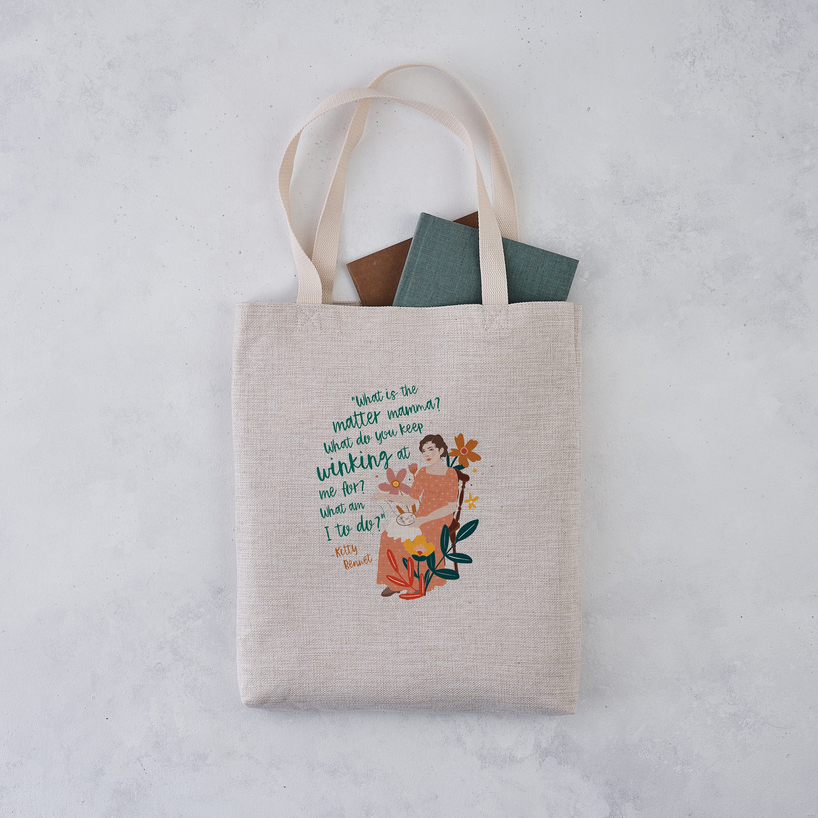 The Bennet Sisters Pride and Prejudice Illustrative Tote