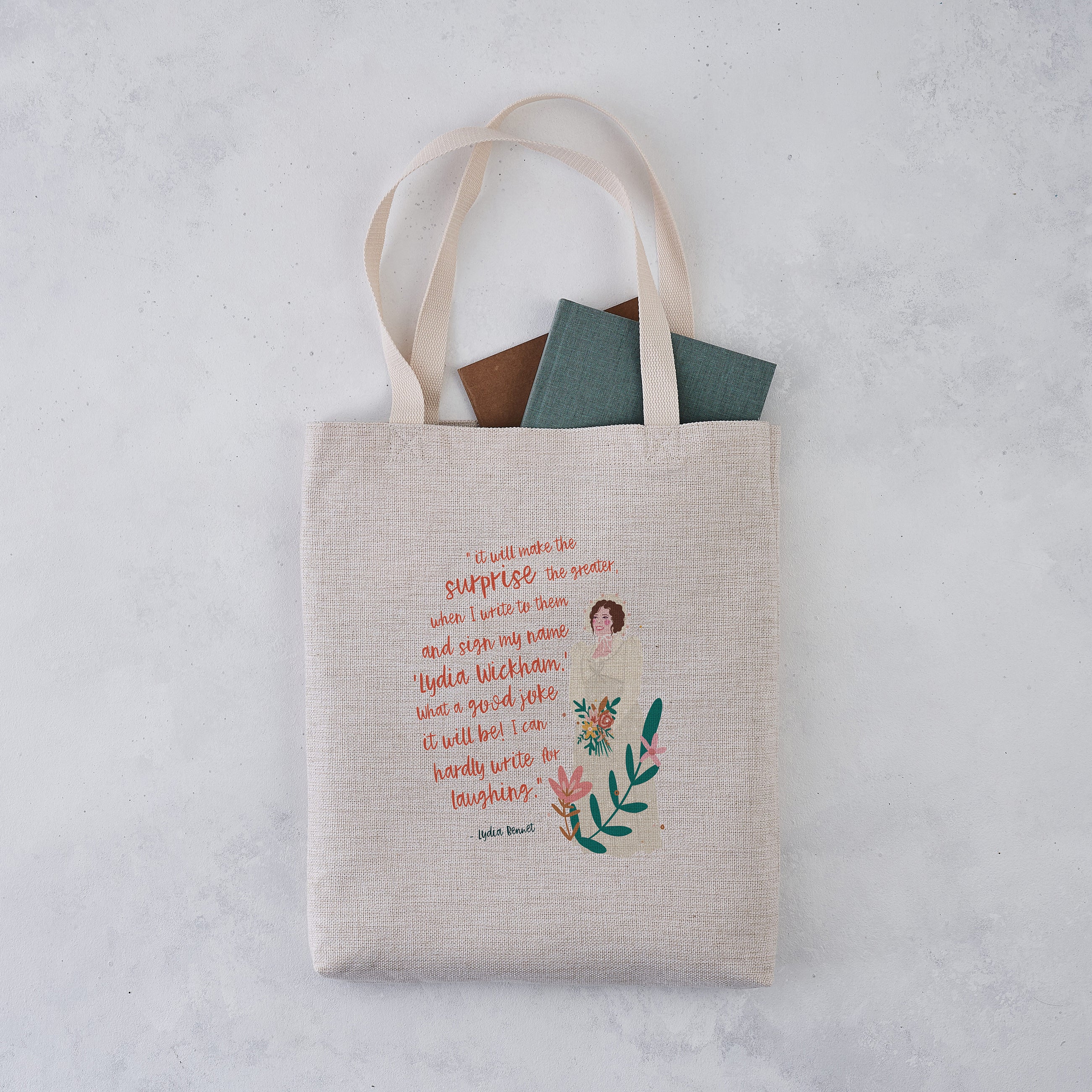 The Bennet Sisters Pride and Prejudice Illustrative Tote