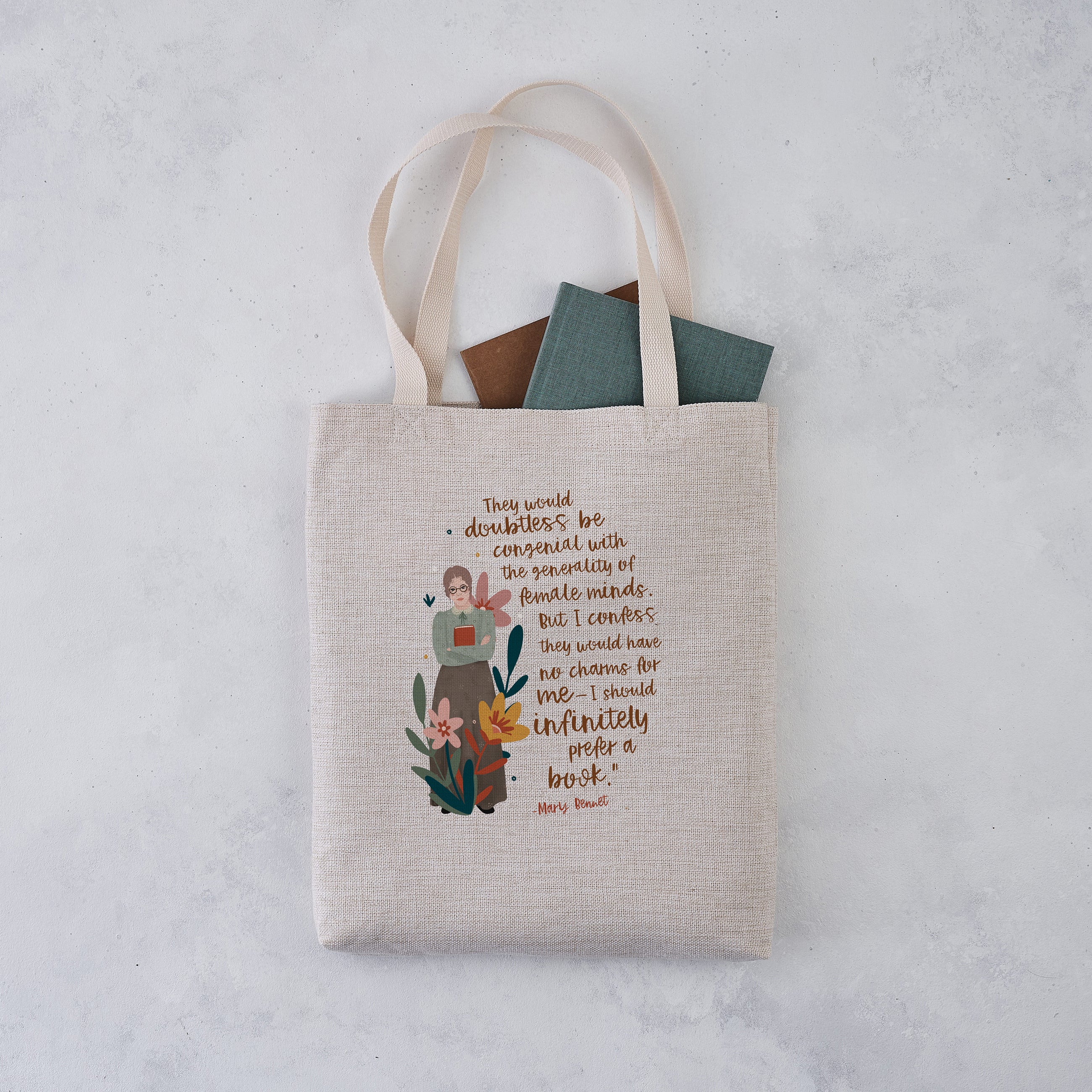The Bennet Sisters Pride and Prejudice Illustrative Tote