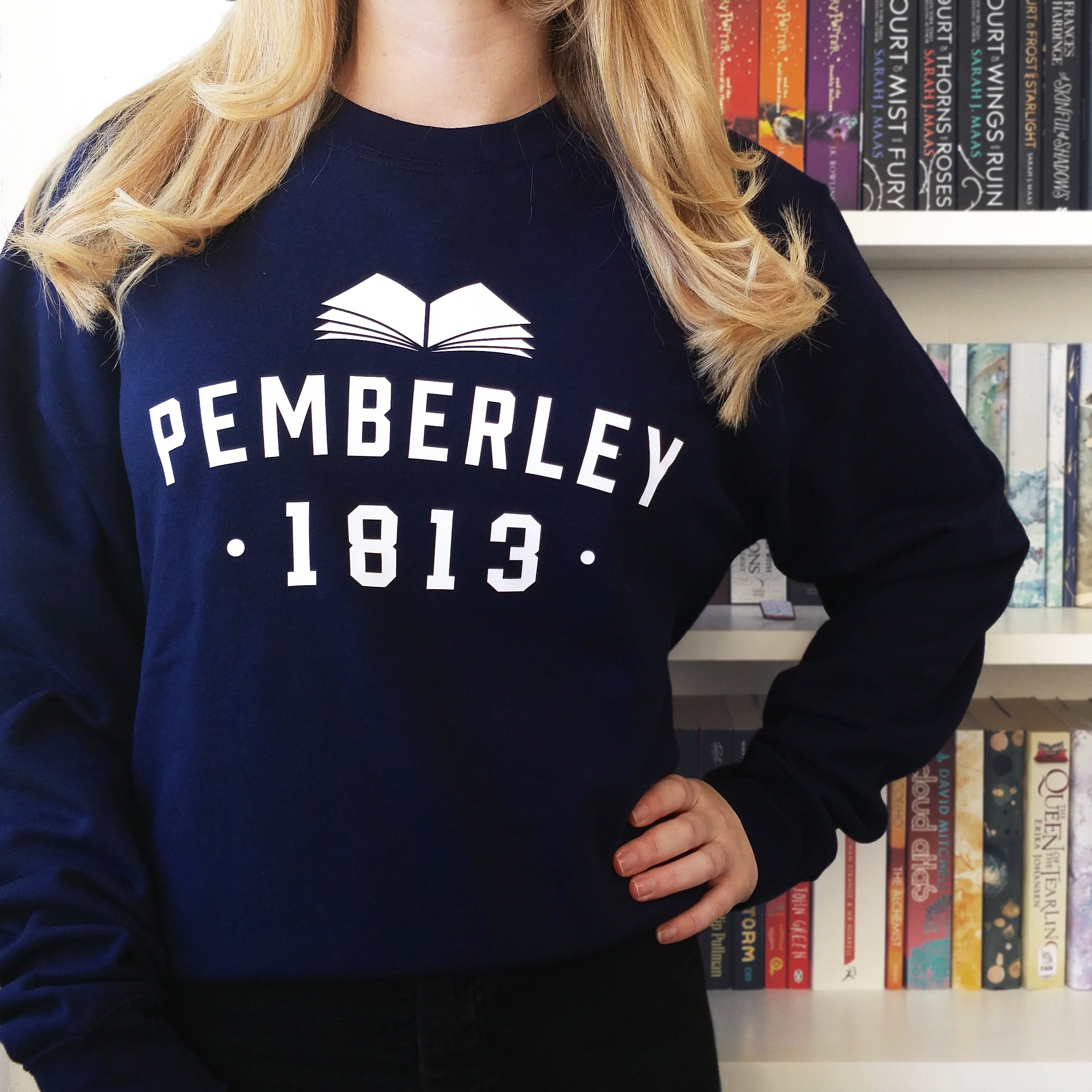 Varsity Style Pride & Prejudice ‘Pemberley’ Literary Sweatshirt