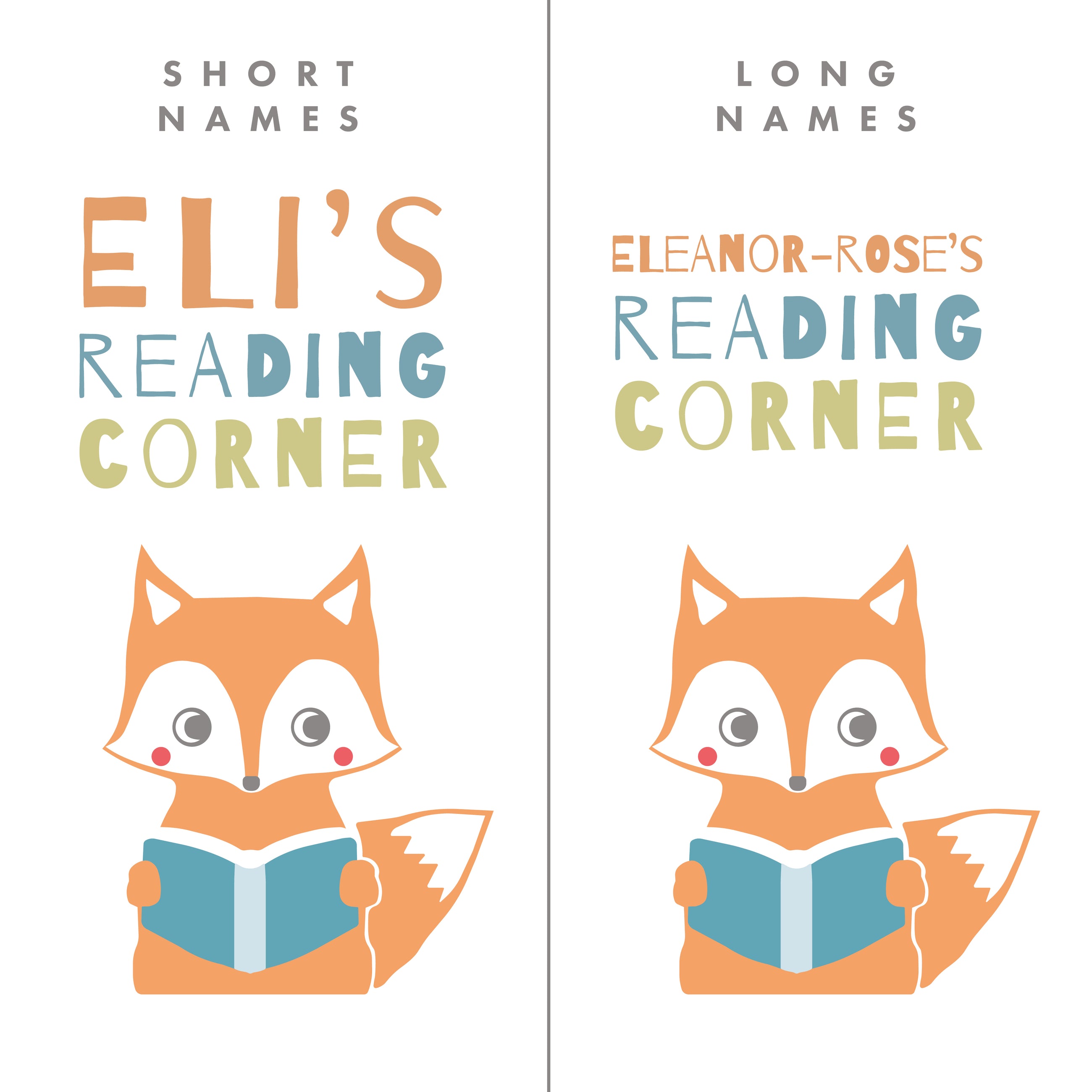 Personalised Children’s "Reading Corner" Cushion Cover