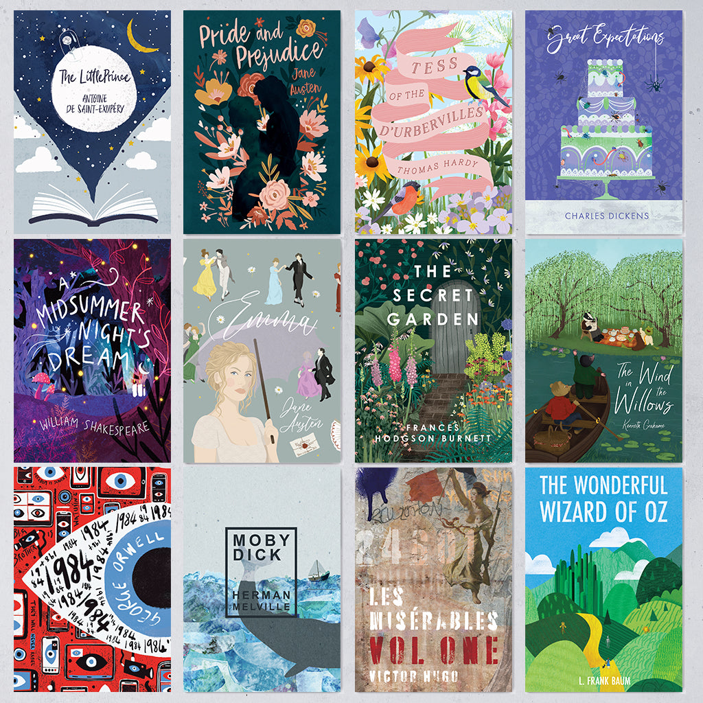 Set of Twelve Classic Book Cover Postcards (2021 Edition) | Bookishly