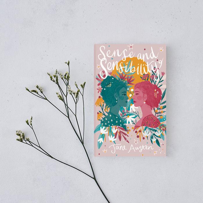Sense and Sensibility by Jane Austen - Beautiful Editions of Classic Books (Pink Floral)