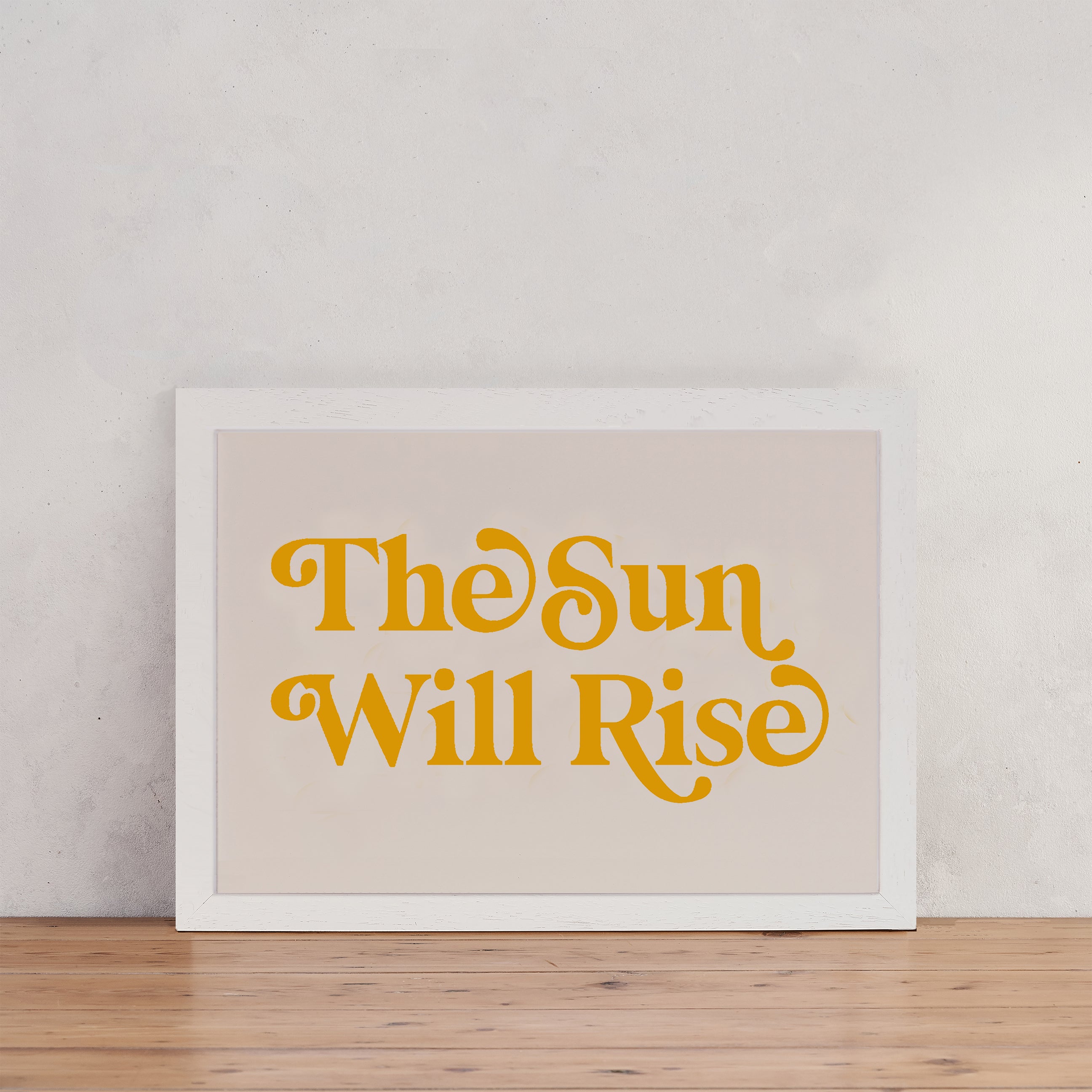 Les Miserables The Sun Will Rise Retro Wall Art