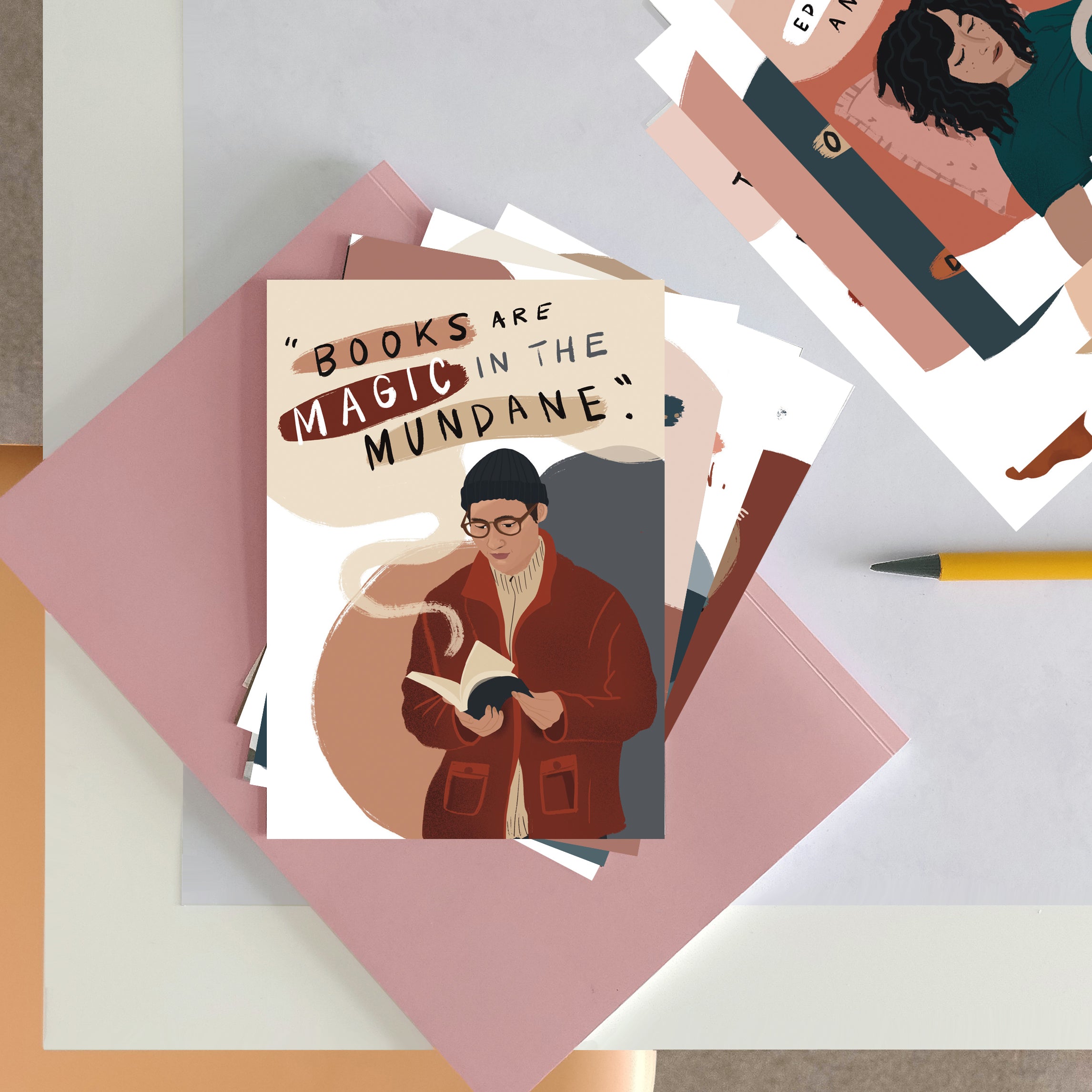 What reading means Postcard Set. Cards and Postcards for book lovers, bookworms, bibliophiles, readers. Booktok lovers. The power of reading. The benefits of reading.