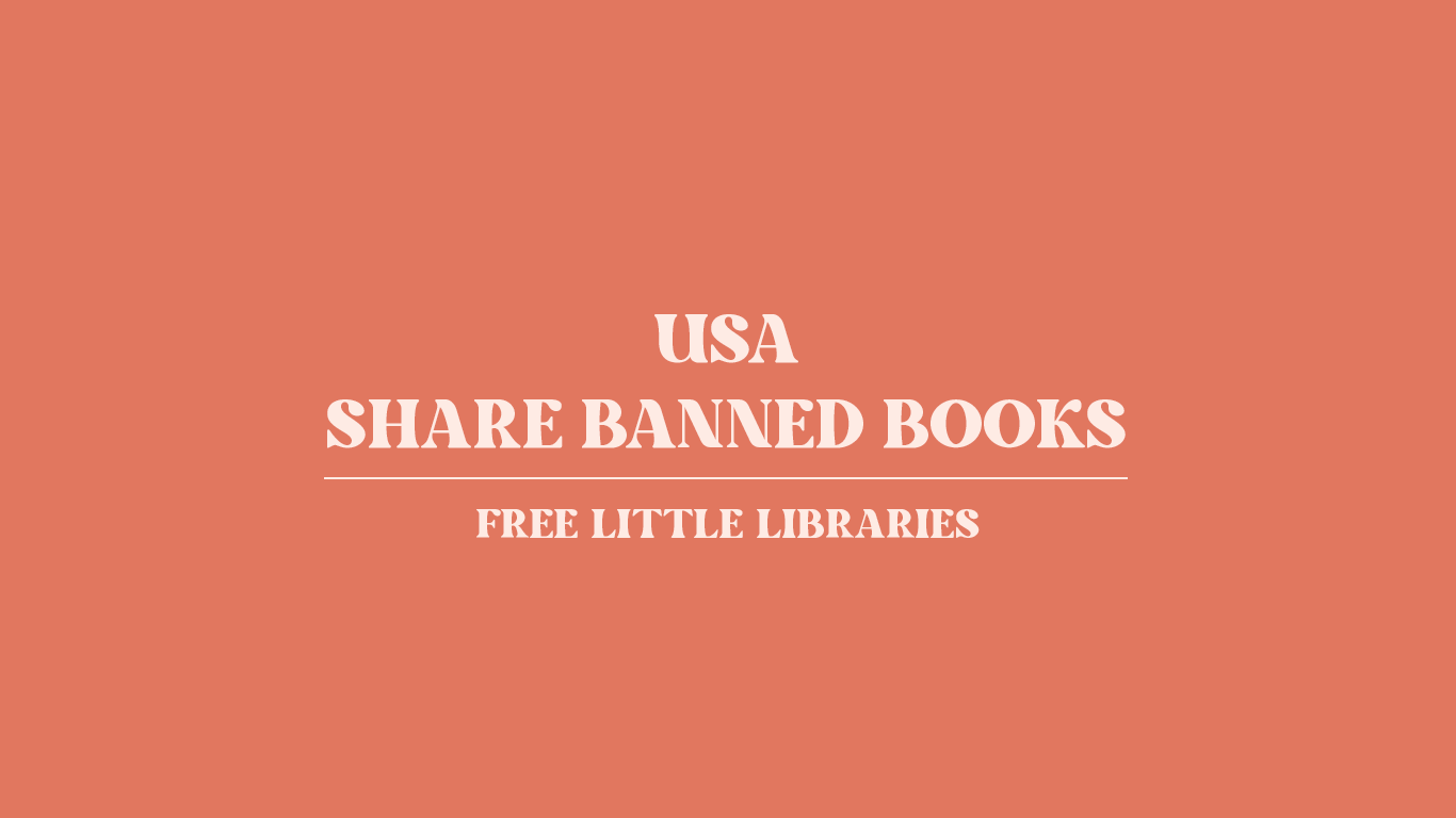 Share banned books with Free Little Libraries across America. Supporting the read banned books movement and encouraging freedom and education. Blog post for book lovers, bibliophiles and readers.