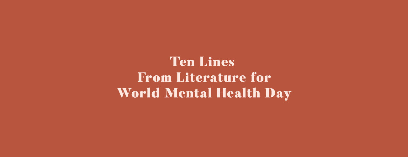 Ten Lines From Literature For World Mental Health Day 2022