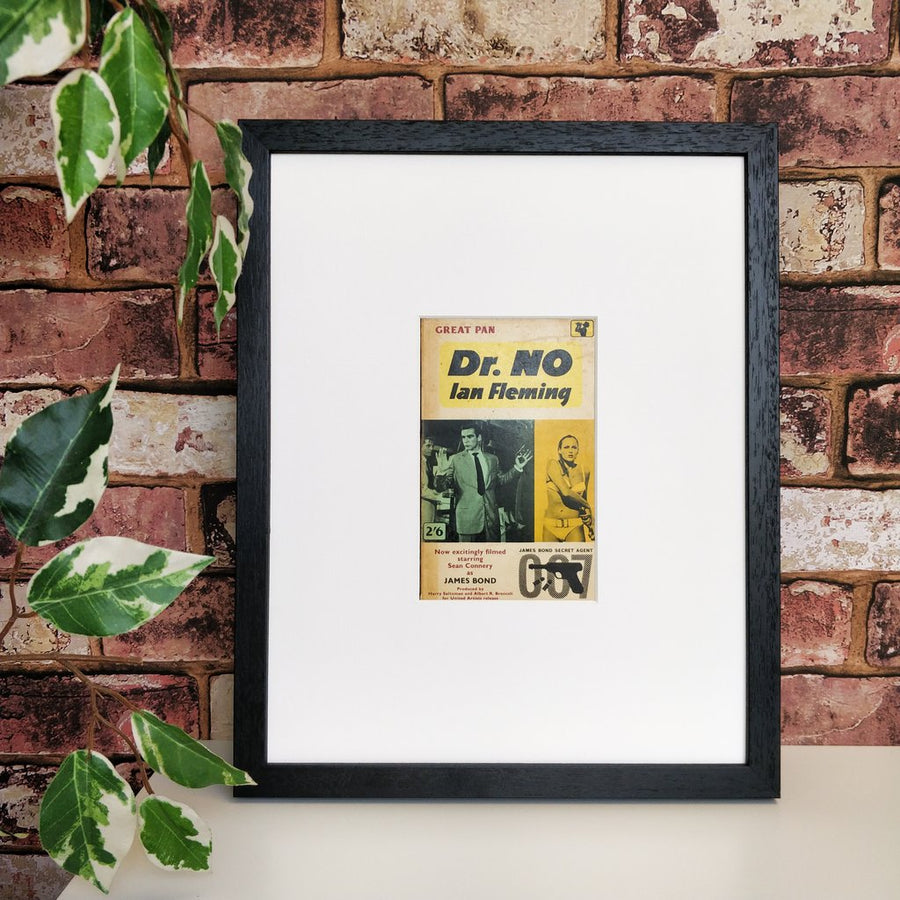 Framed Vintage Books