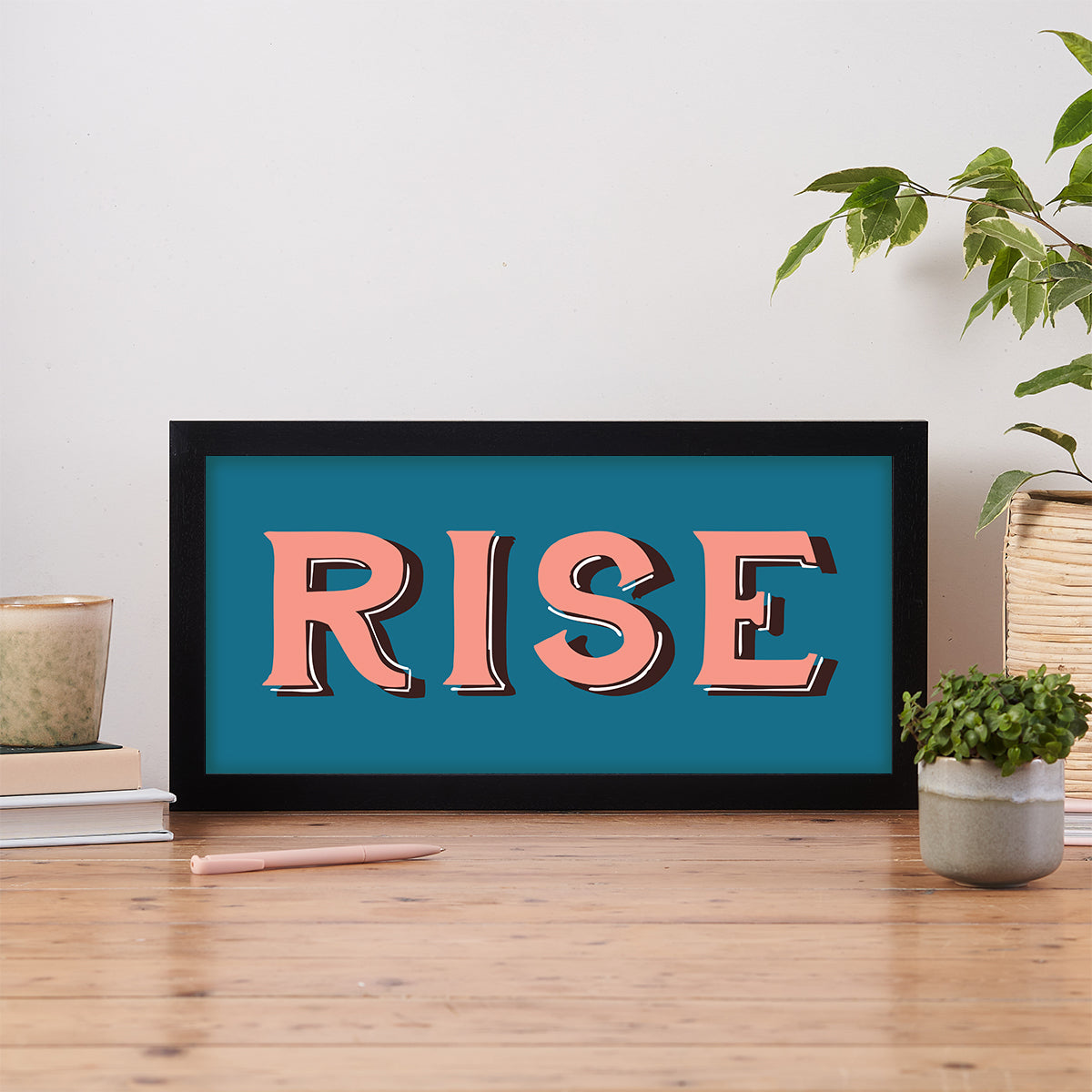 rise wooden wall art sign inspired by maya angelou still i rise