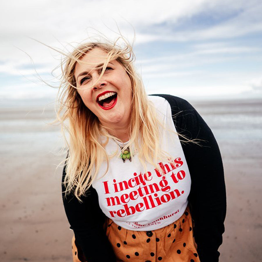 I incite this meeting to rebellion slogan t shirt as part of Bookishly's literary clothing collection