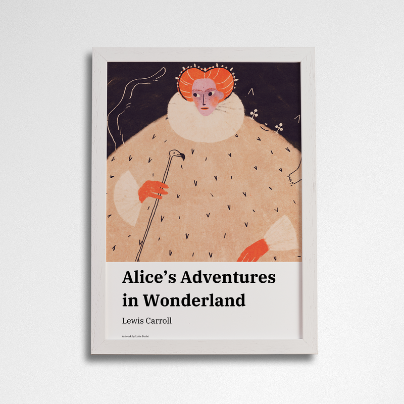 Alice's Adventures in Wonderland - Audrey X Bookishly Art Print