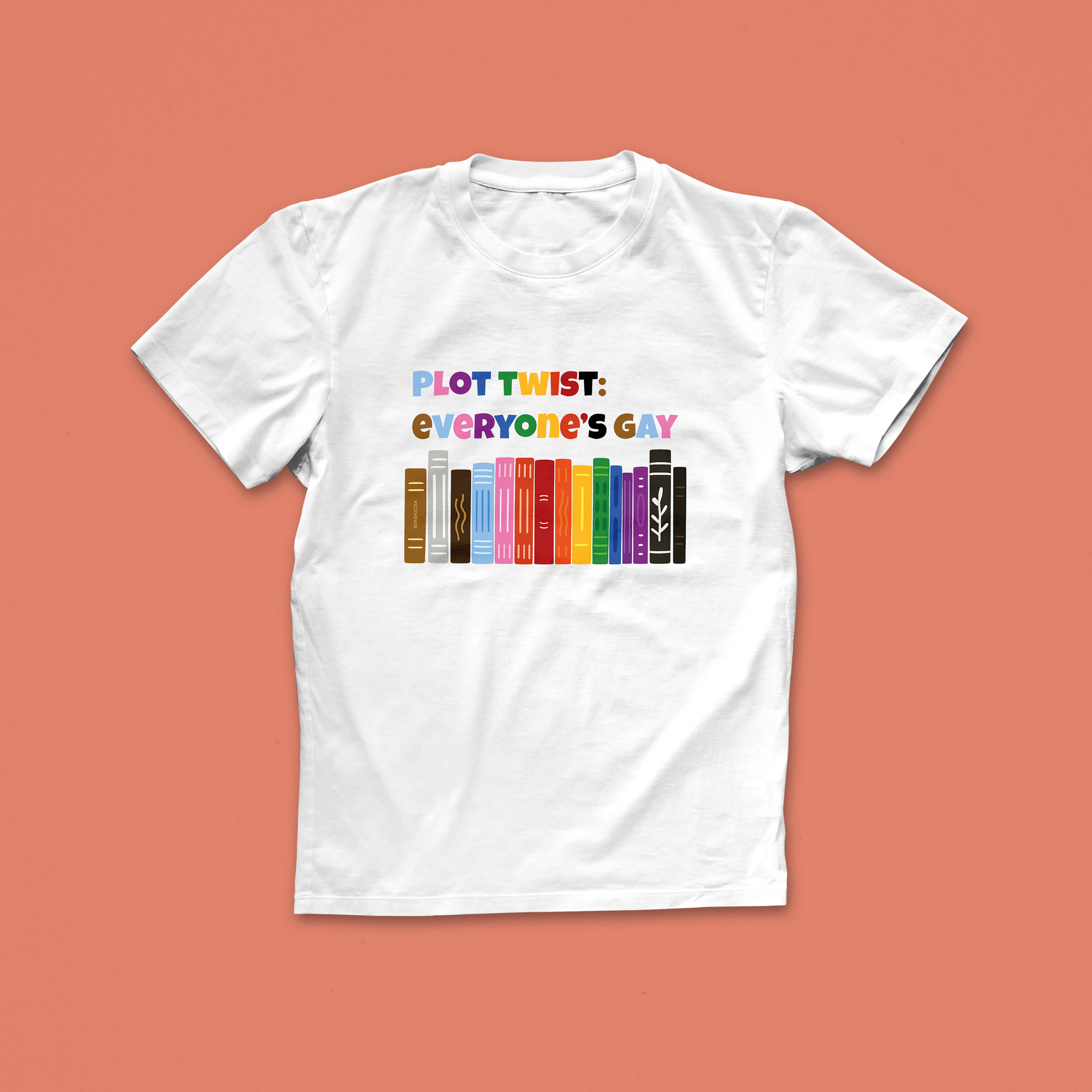 Plot Twist: Everyone’s Gay T-Shirt – Queer Book Lover Pride Tee