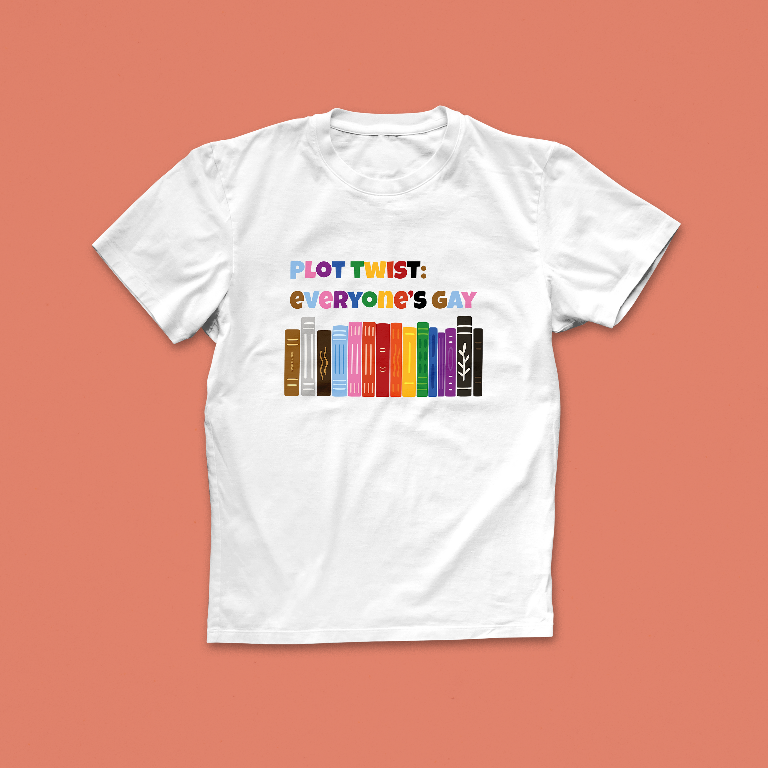 Plot Twist: Everyone’s Gay T-Shirt – Queer Book Lover Pride Tee