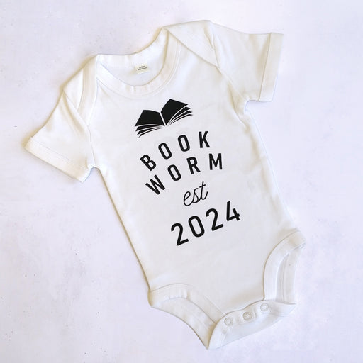 Bookworm Personalised Baby Grow