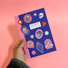 Bookish Notebook. Inspiring, positive and motivational notebook or journal for readers. In my bookish era. Lined and Dotted Notebook. Bold, colourful and bright notebook. Gifts for book lover, bookworm, readers or bibliophiles. Created by Bookishly.