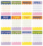 Colourful Perpetual Calendar Digital Download