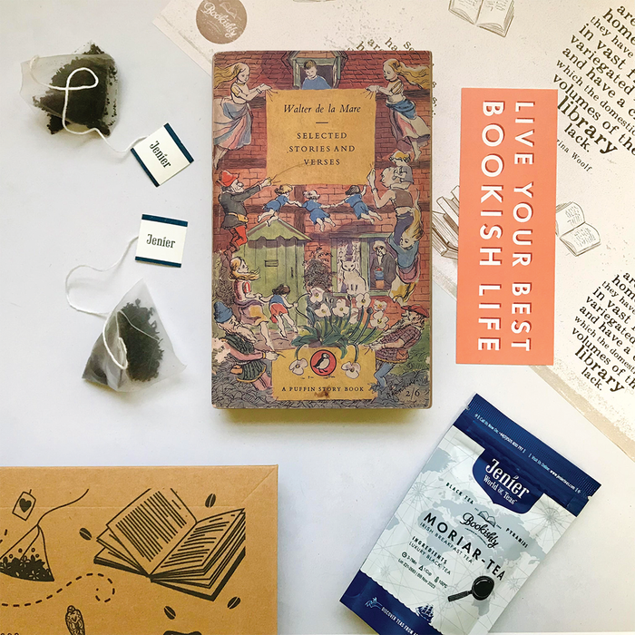 Antique Children's Books. Book and tea subscription. Art & Collectibles. Unique book subscription. Bookish Gift. Gift for retro book lovers. Gift for grandparents. Vintage Puffin Books. Great Revolution. Norman Hunter. Bookish tea. Unique tea bags. Gifts for tea drinkers.