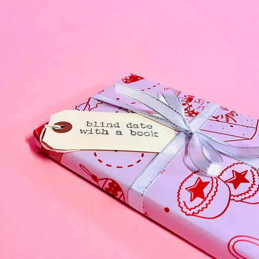 Blind date with a book - Christmas Gift edition. Perfect for book lovers, bookworms, readers and bibliophiles. Surprise book present. Gift for friend. Gift for a lover. Bookishly. Gift for her.