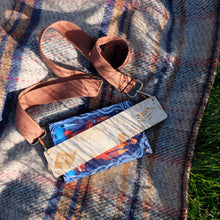 Bookmark Purse Book Carrier | Wooden Crossbody Book Strap