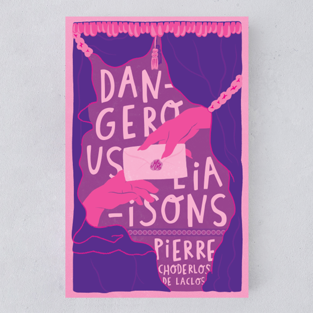 Classic book gift edition with illustrated cover, Dangerous Liaisons paperback by Bookishly