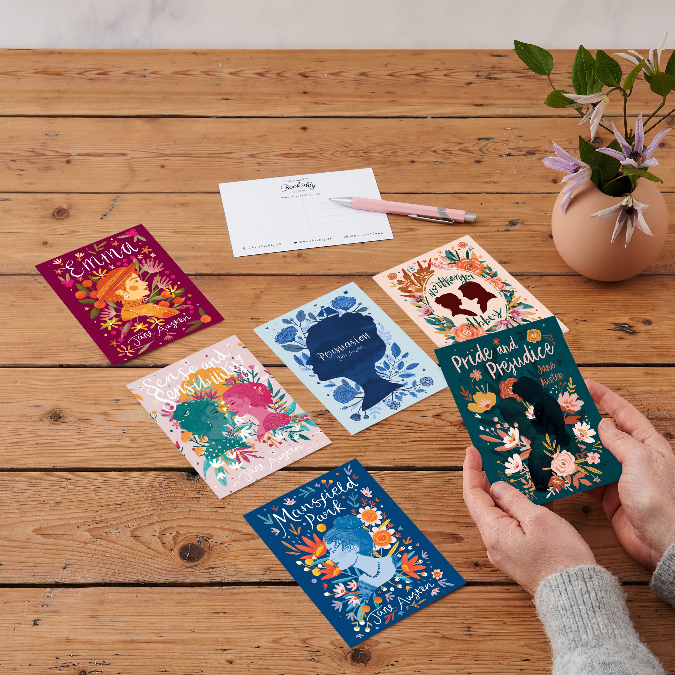 Jane Austen Postcard Set - Pack of Six | Bookishly