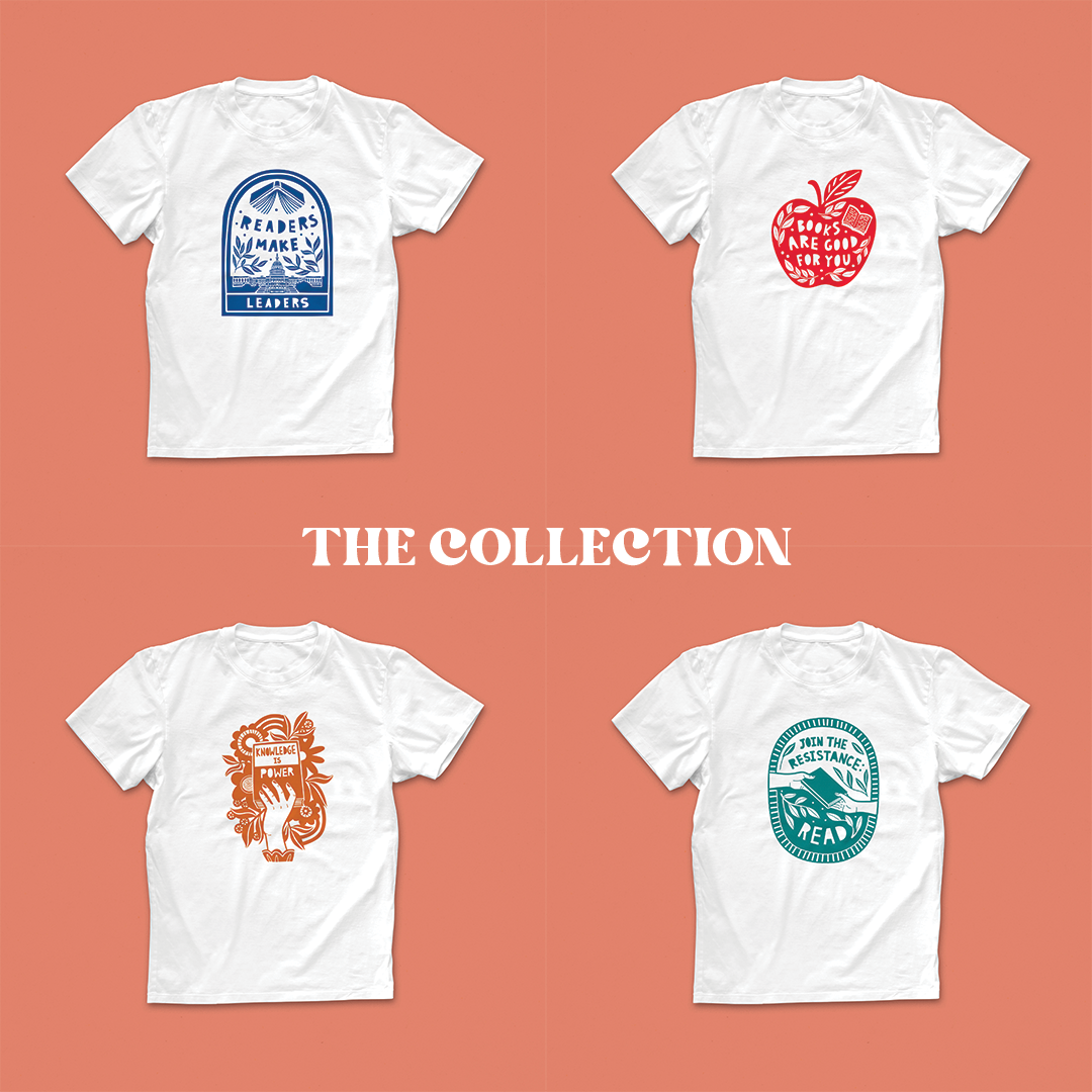 Knowledge is power. Protesting. Human Rights. Literary Activist t-shirt. Clothing for book lover, bookworms, readers and bibliophiles. Educational clothing. Power of reading. Bookishly.