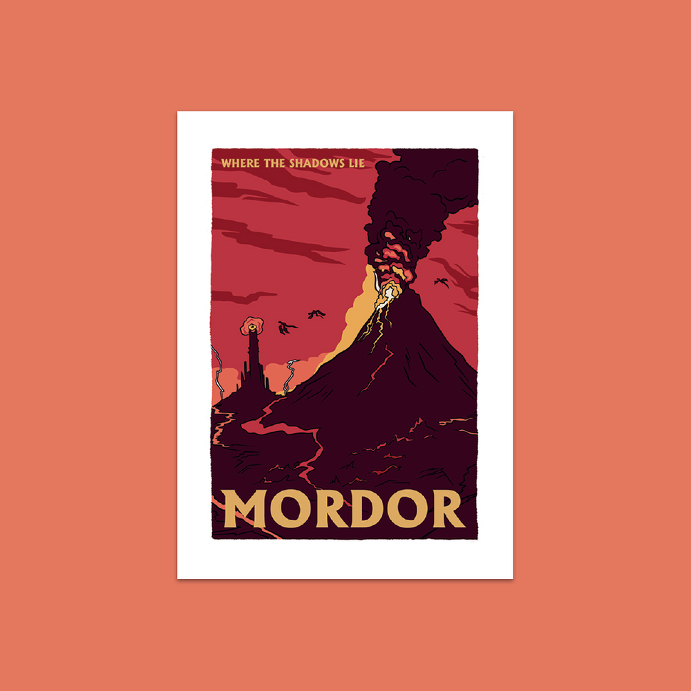 Mordor vinyl sticker. Laptop Sticker. Lord of the Rings. Where the shadows lie. LOTR. Bookish Gifts.