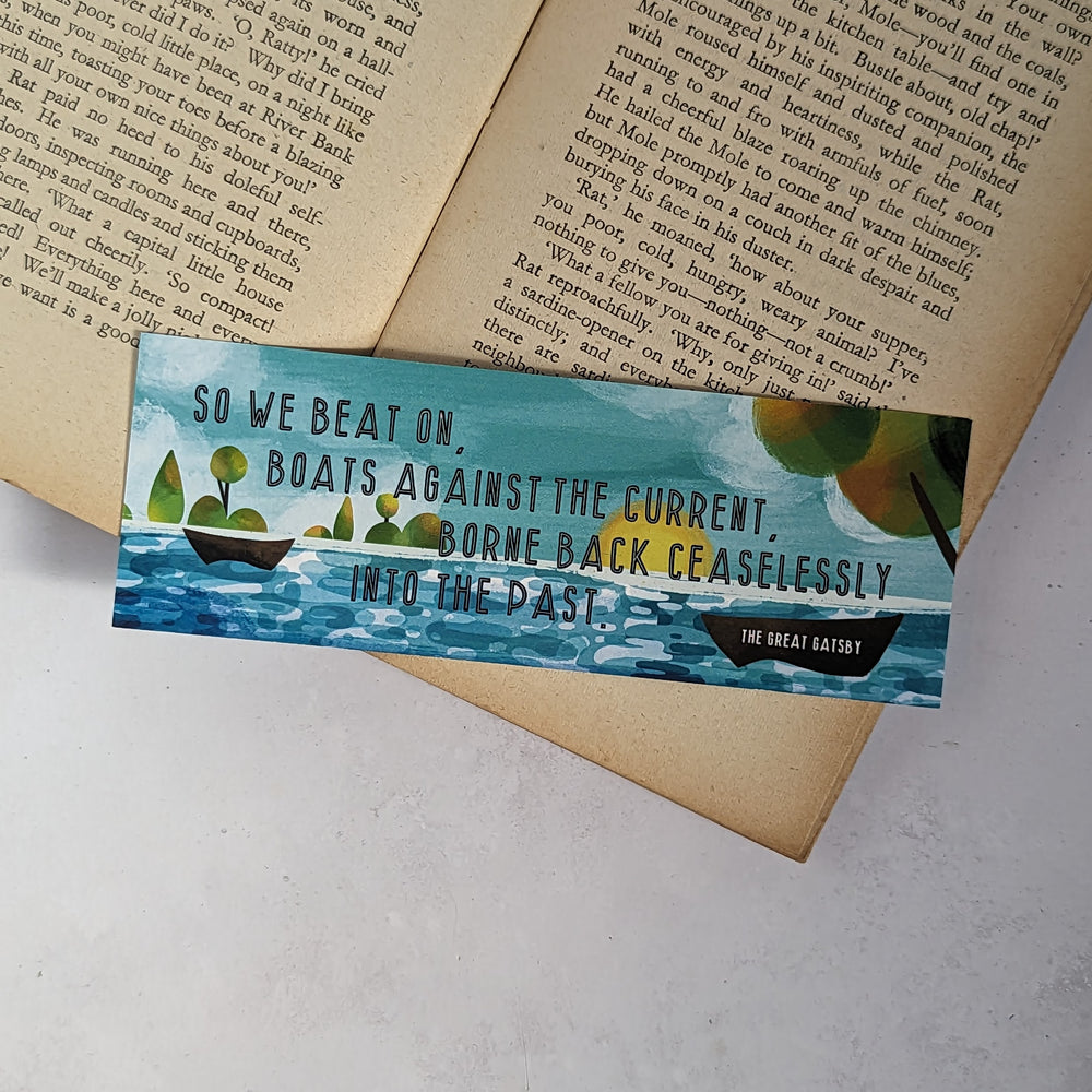 The Great Gatsby Quote Bookmark