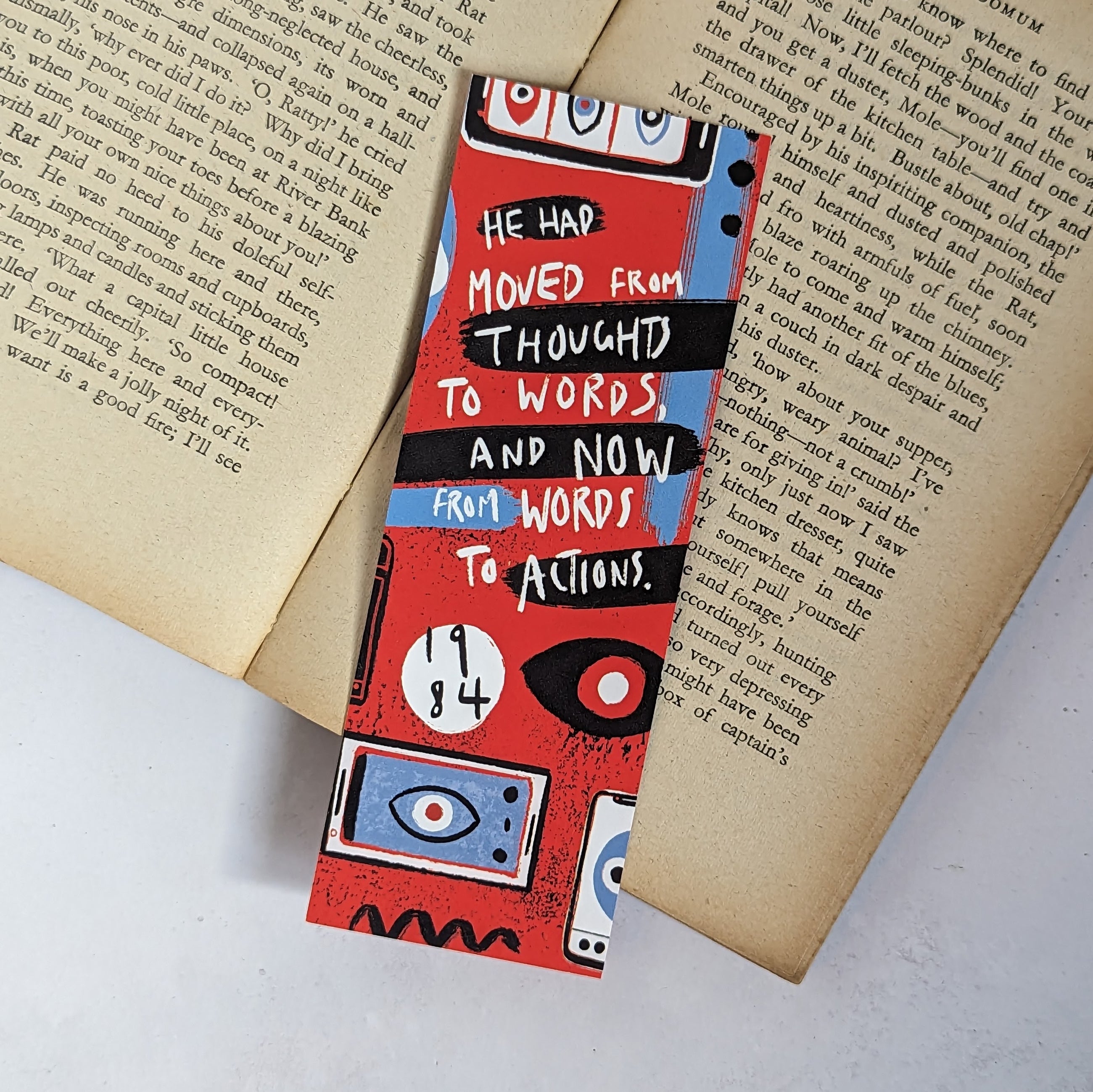 1984 "Thoughts to Words" Bookmark