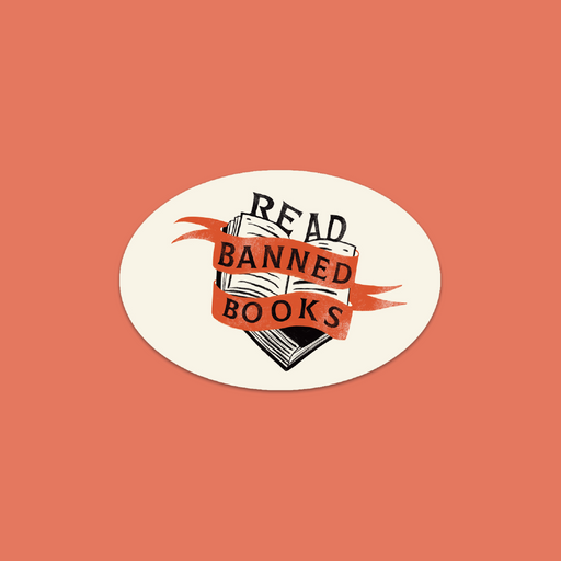 Read Banned Books Sticker. Laptop sticker. Sticker for iphone. Support Banned Books. Bookish Gifts. Booktok.