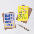 'You are so appreciated!' - Greetings Card
