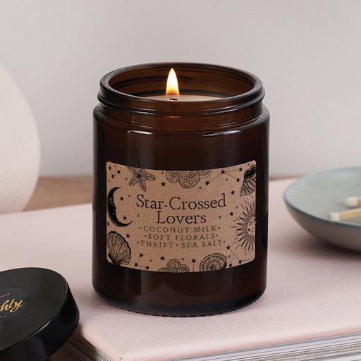 Star crossed lovers candle, literary tropes, Bookishly. Book lovers, bookworms, readers and bibliophiles. 
