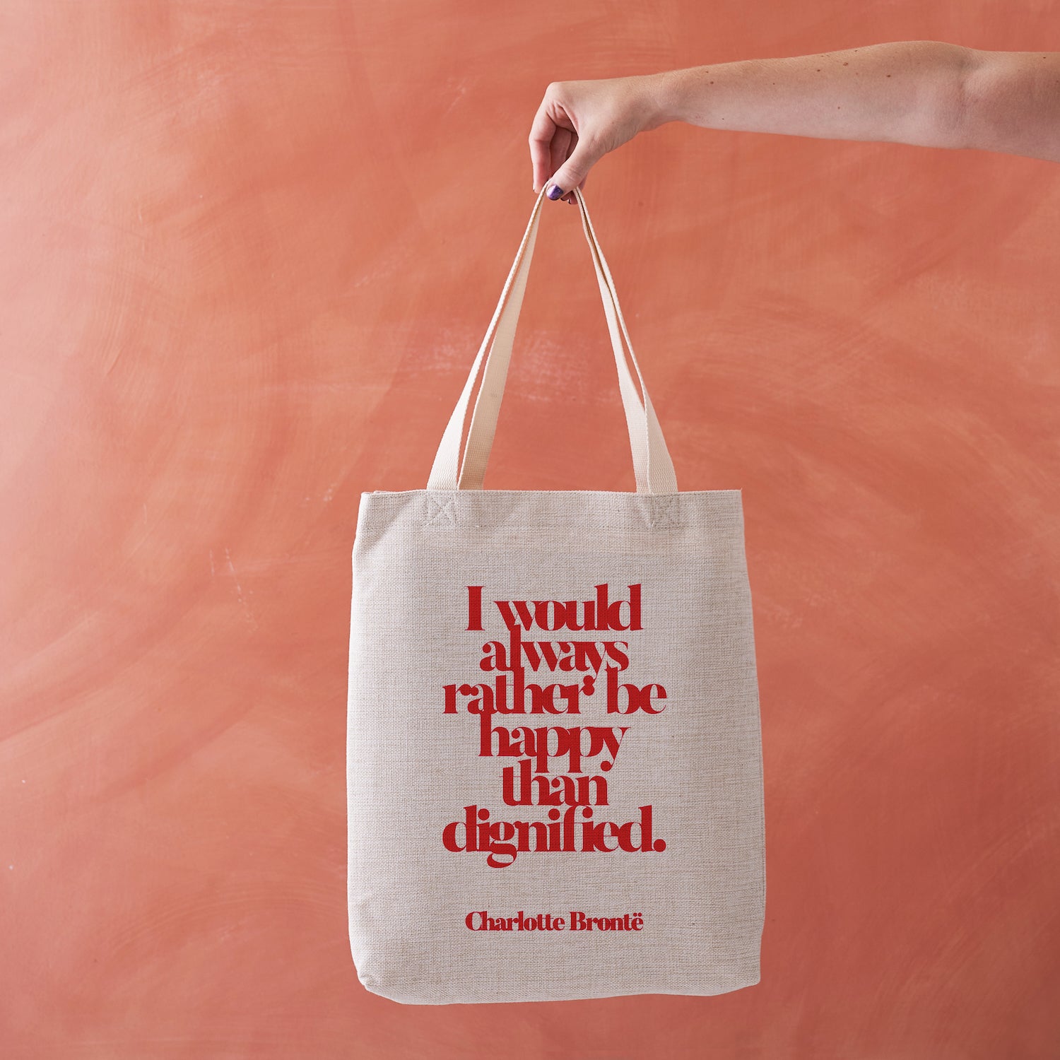 Empowering 'Happy Than Dignified' Tote Bag